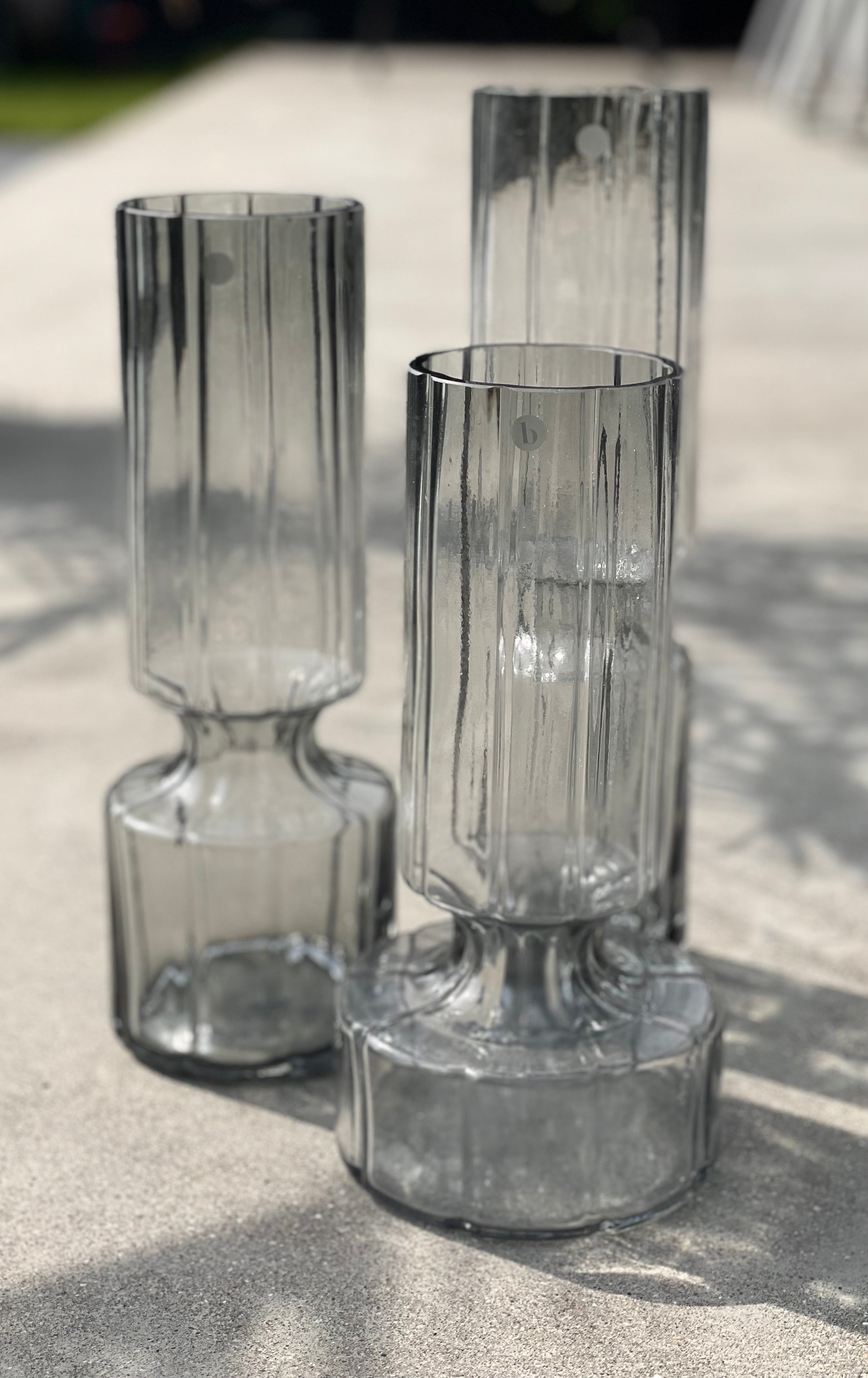 Vaas Hyacint - grijs - L