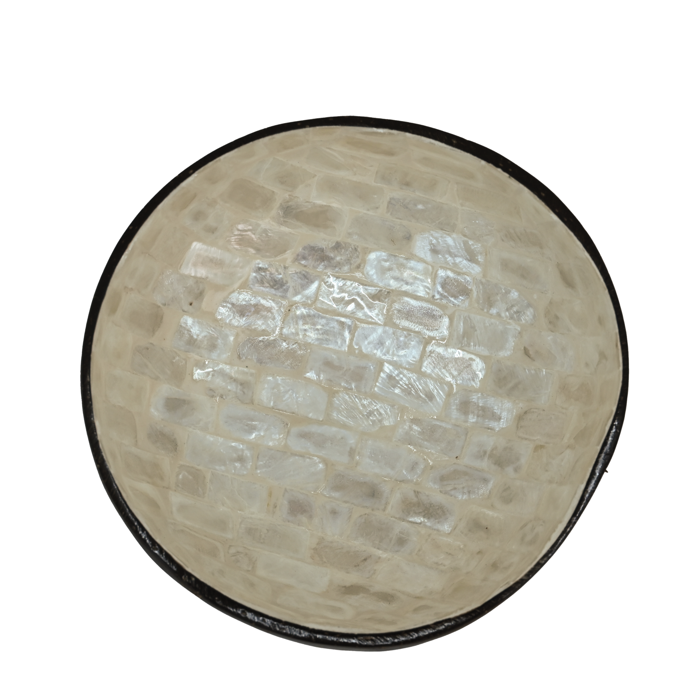 Coconut Bowl - White Mosaic