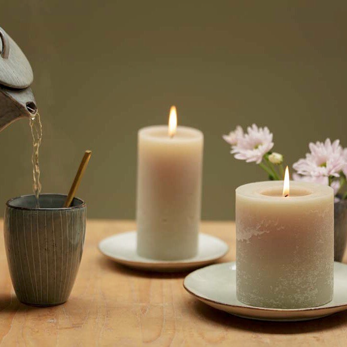 Rustic Candle Skin