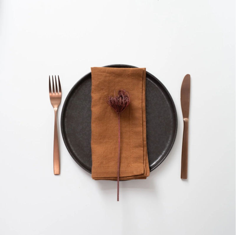 Baked Clay linnen servietten - set van 4