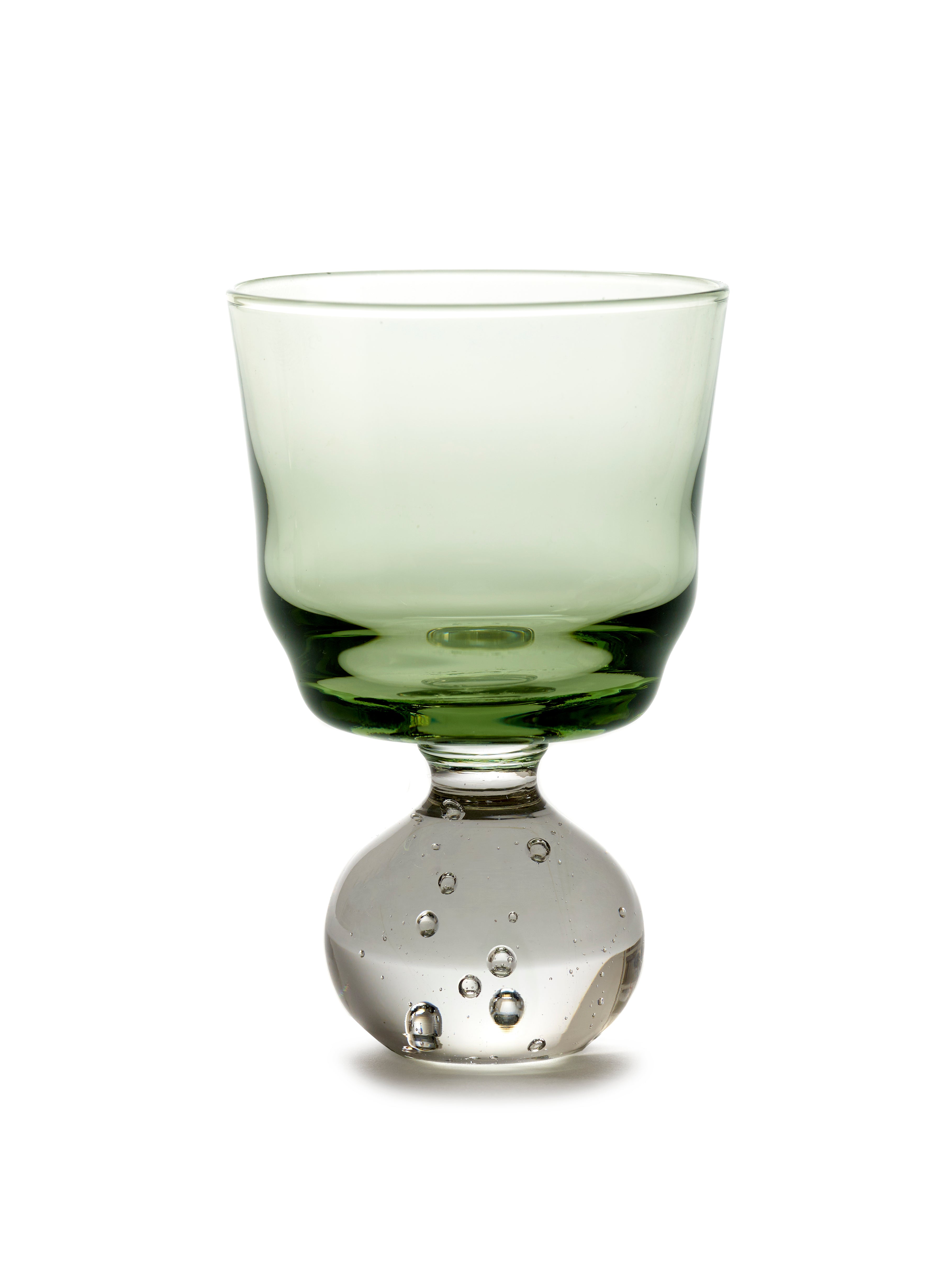 Lot de 6 verres à pied - Eternal Snow - Vert