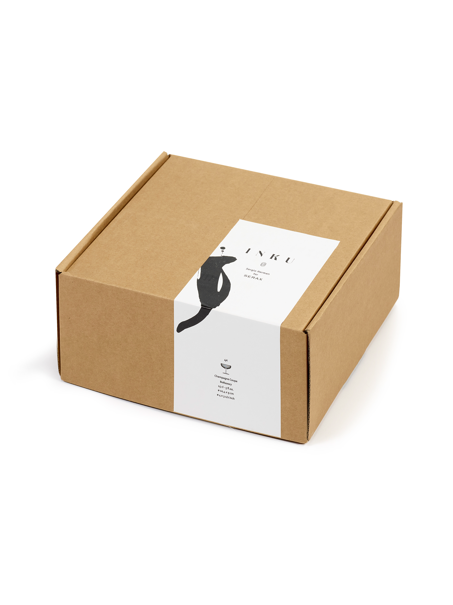Champagnecoupe Inku - Sergio Herman - Set van 4