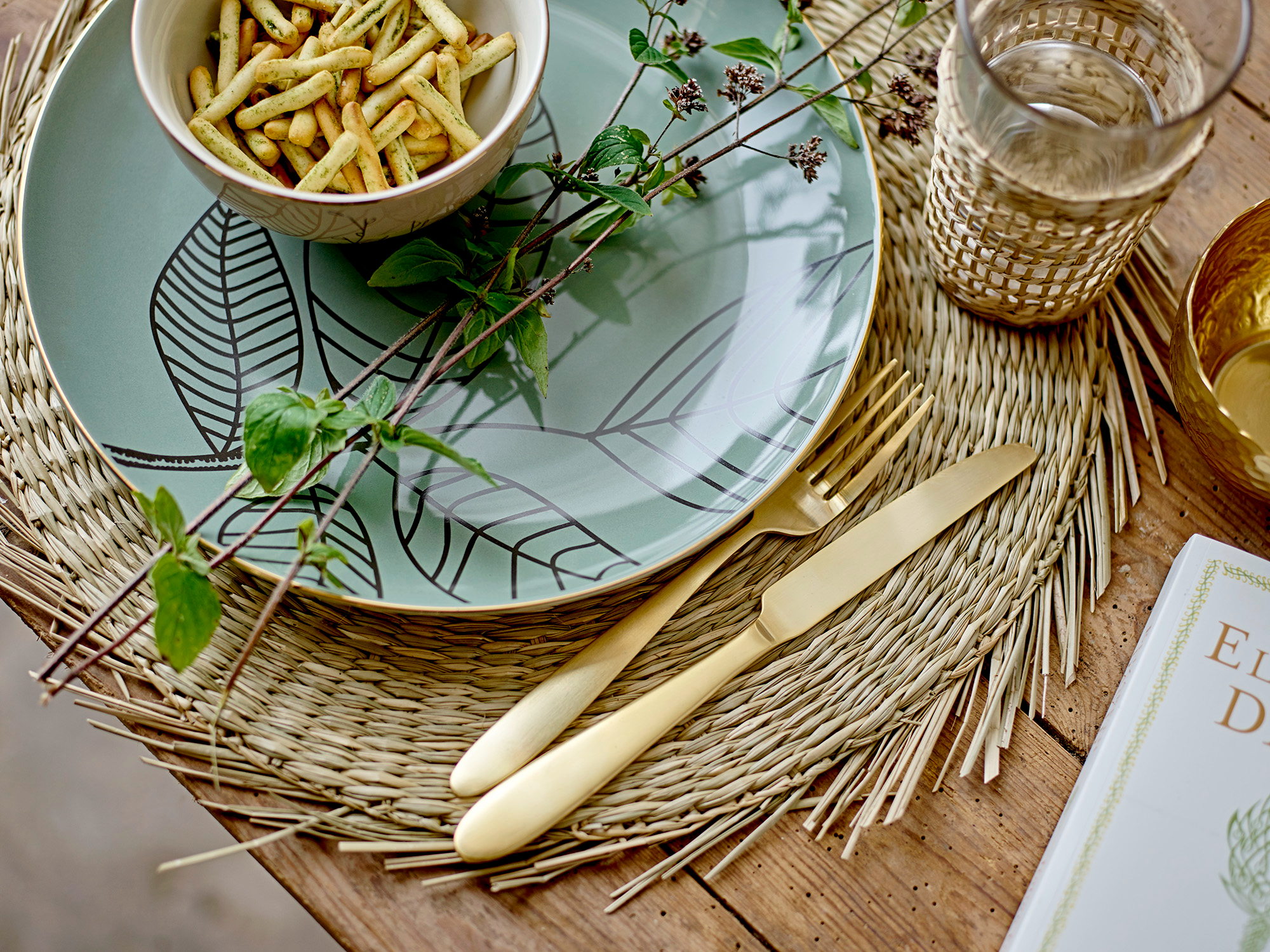 Placemats in zeegras - set van 4