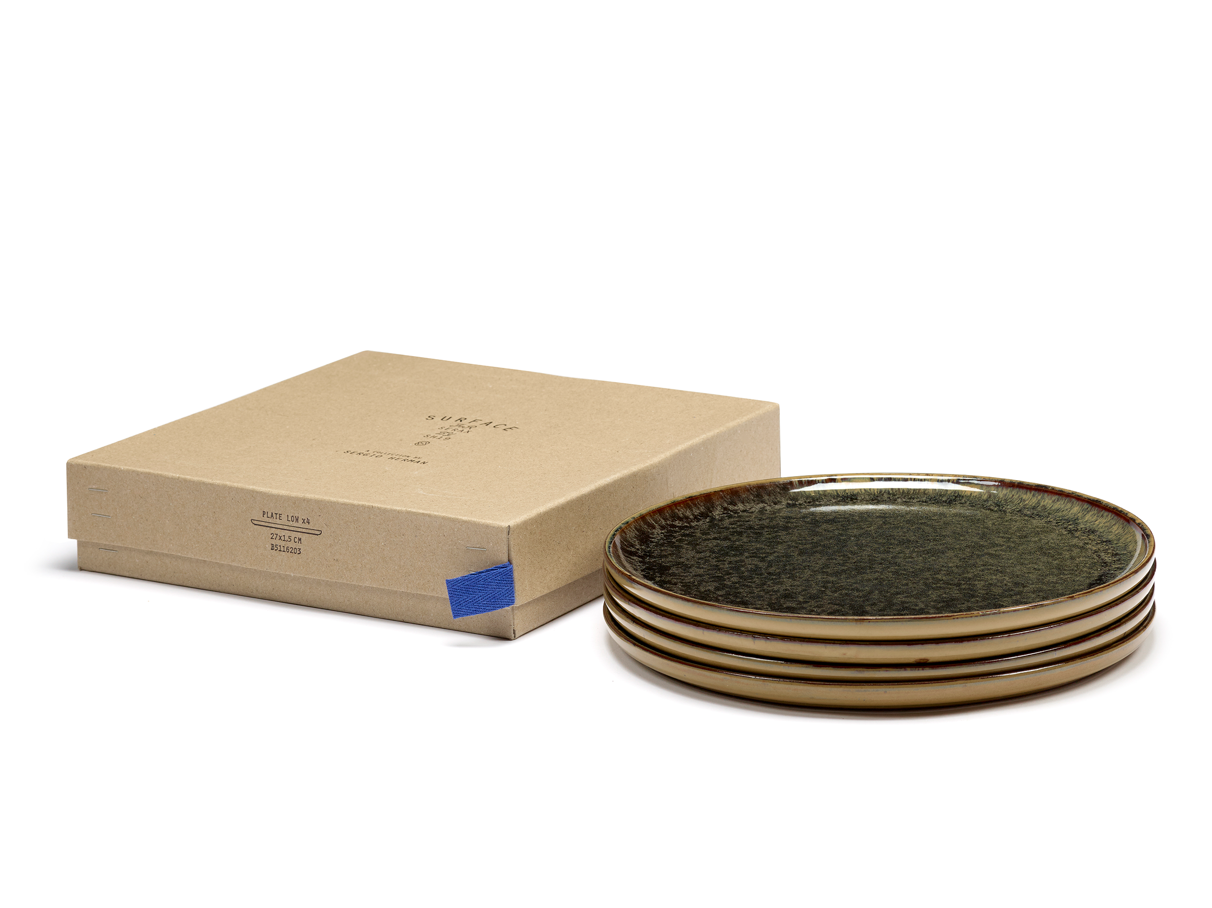 Dinerbord L Surface Indi Grey