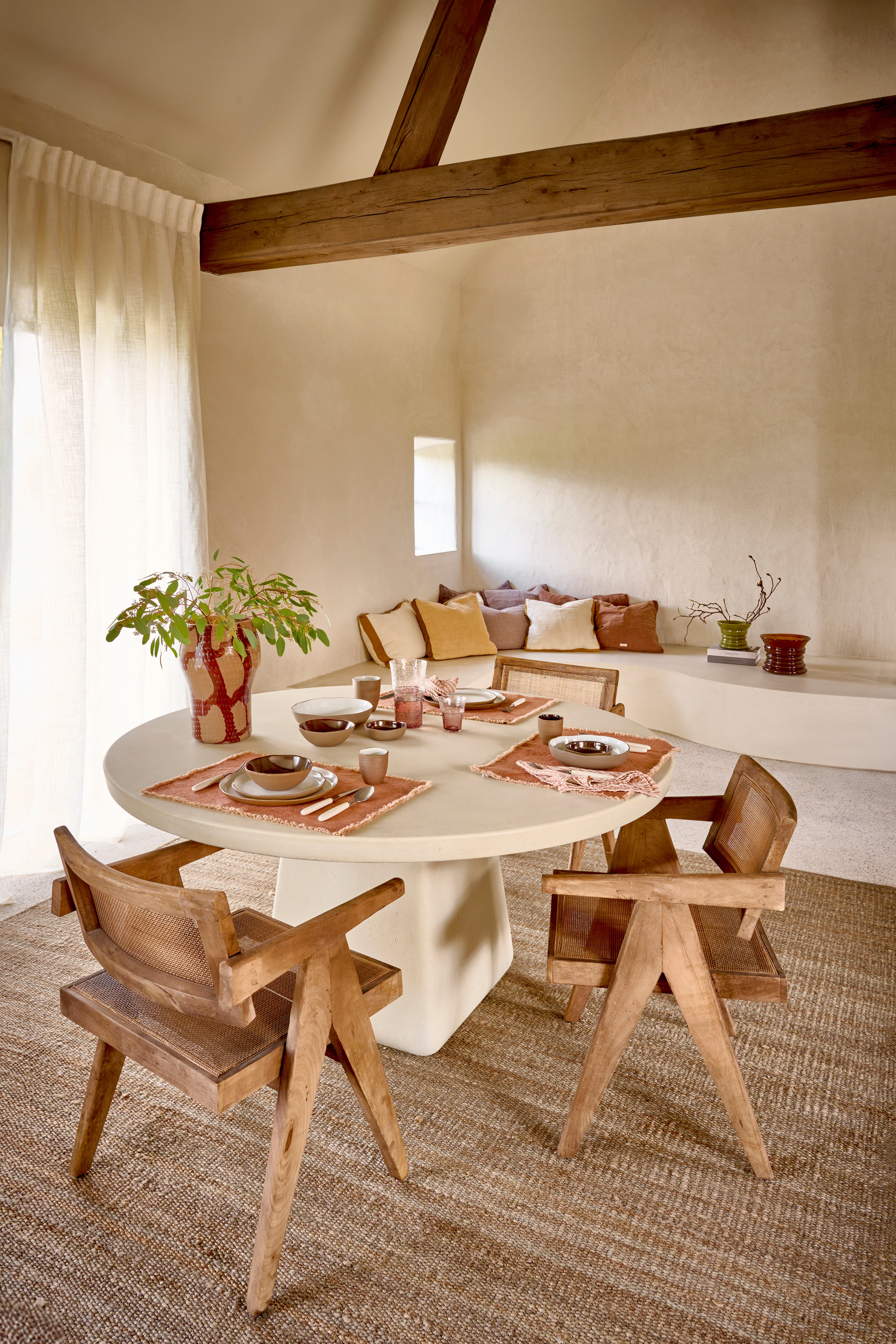 Coussin Aude - chocolat