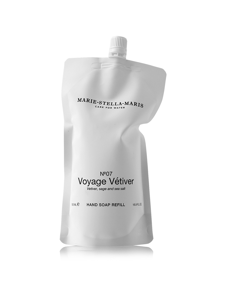 Savon pour les mains Voyage Vétiver refill 500 ml