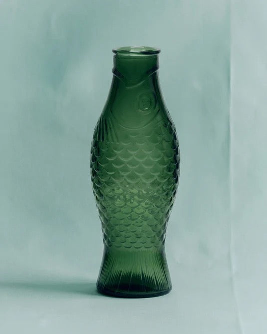 Karaf 'Fish & Fish' Paola Navone - donkergroen