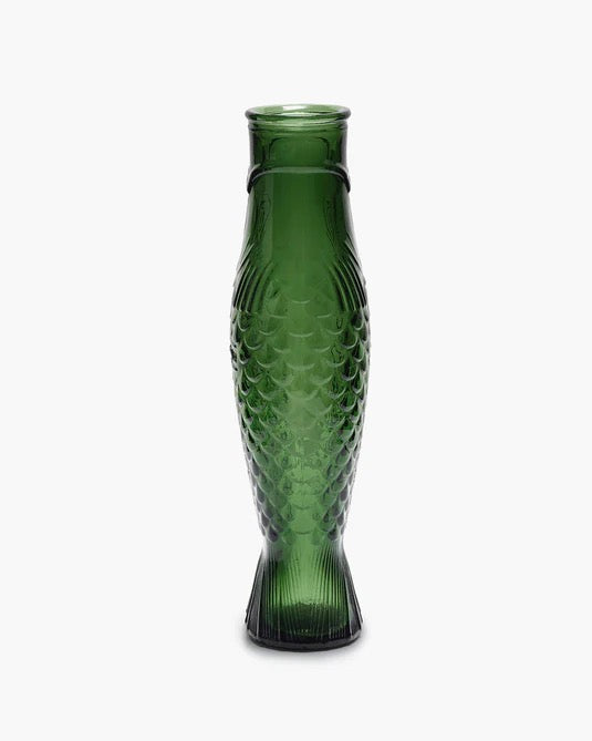 Karaf 'Fish & Fish' Paola Navone - donkergroen