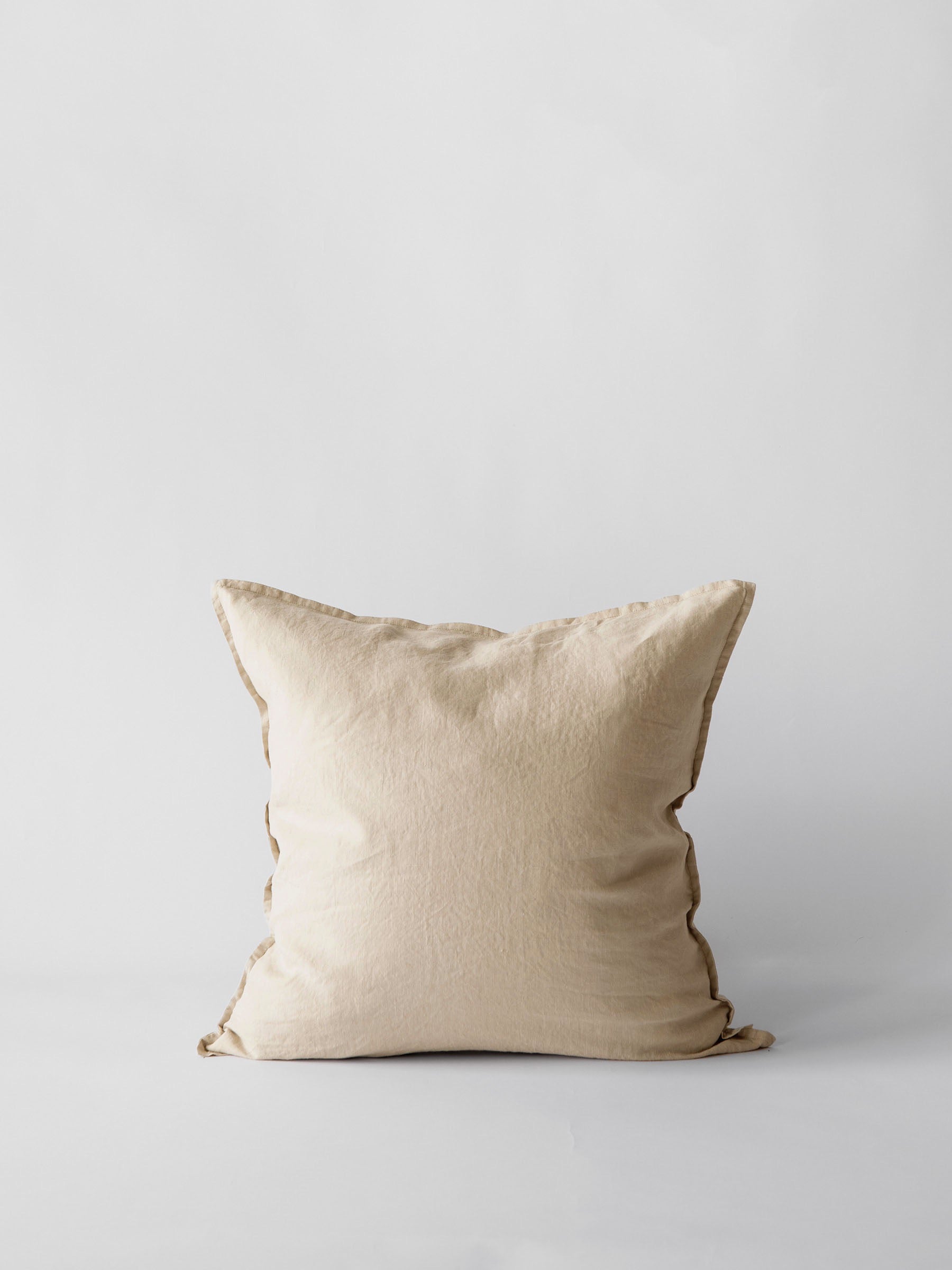 Coussin en lin - couleur Sable