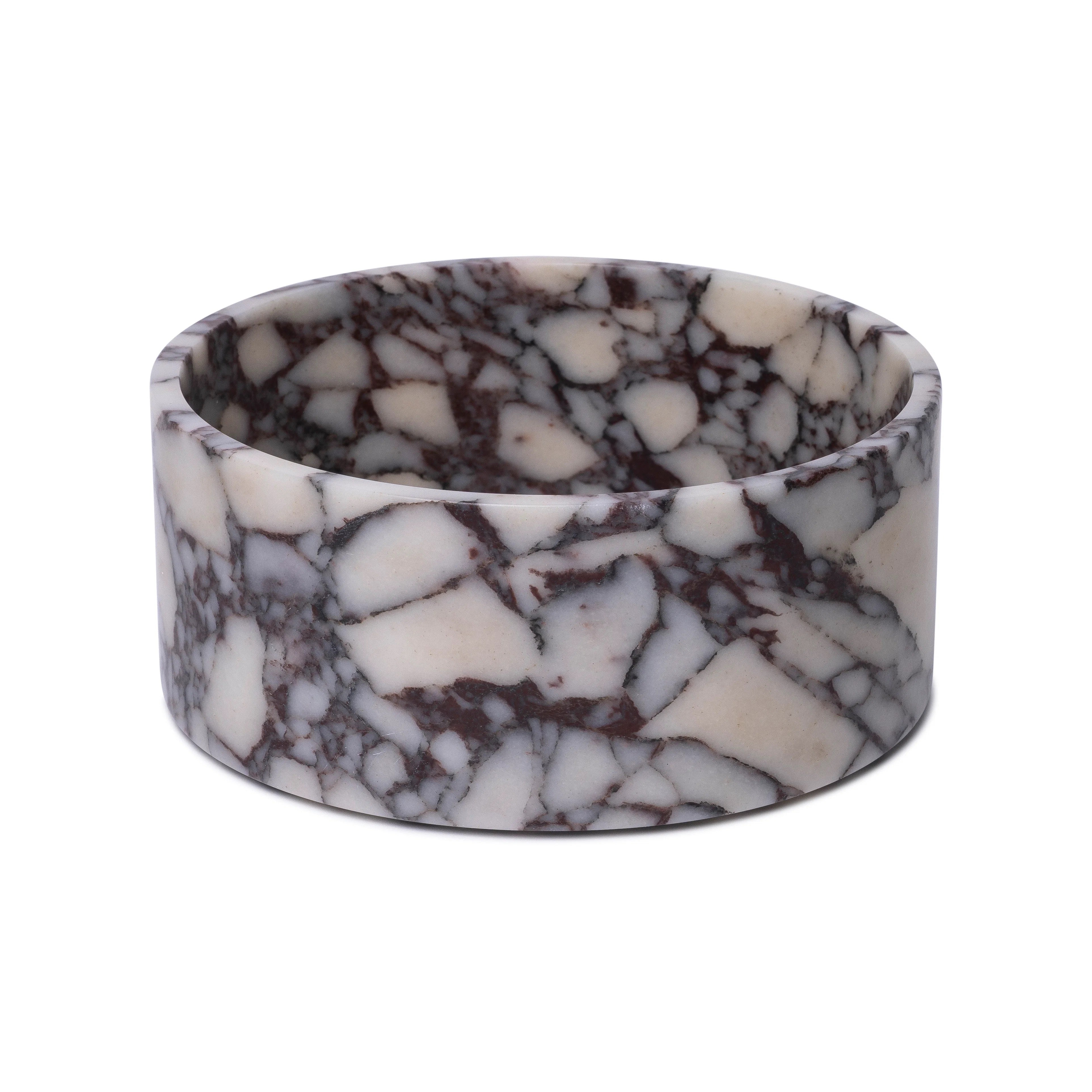 Fruit bowl Calacatta viola marble