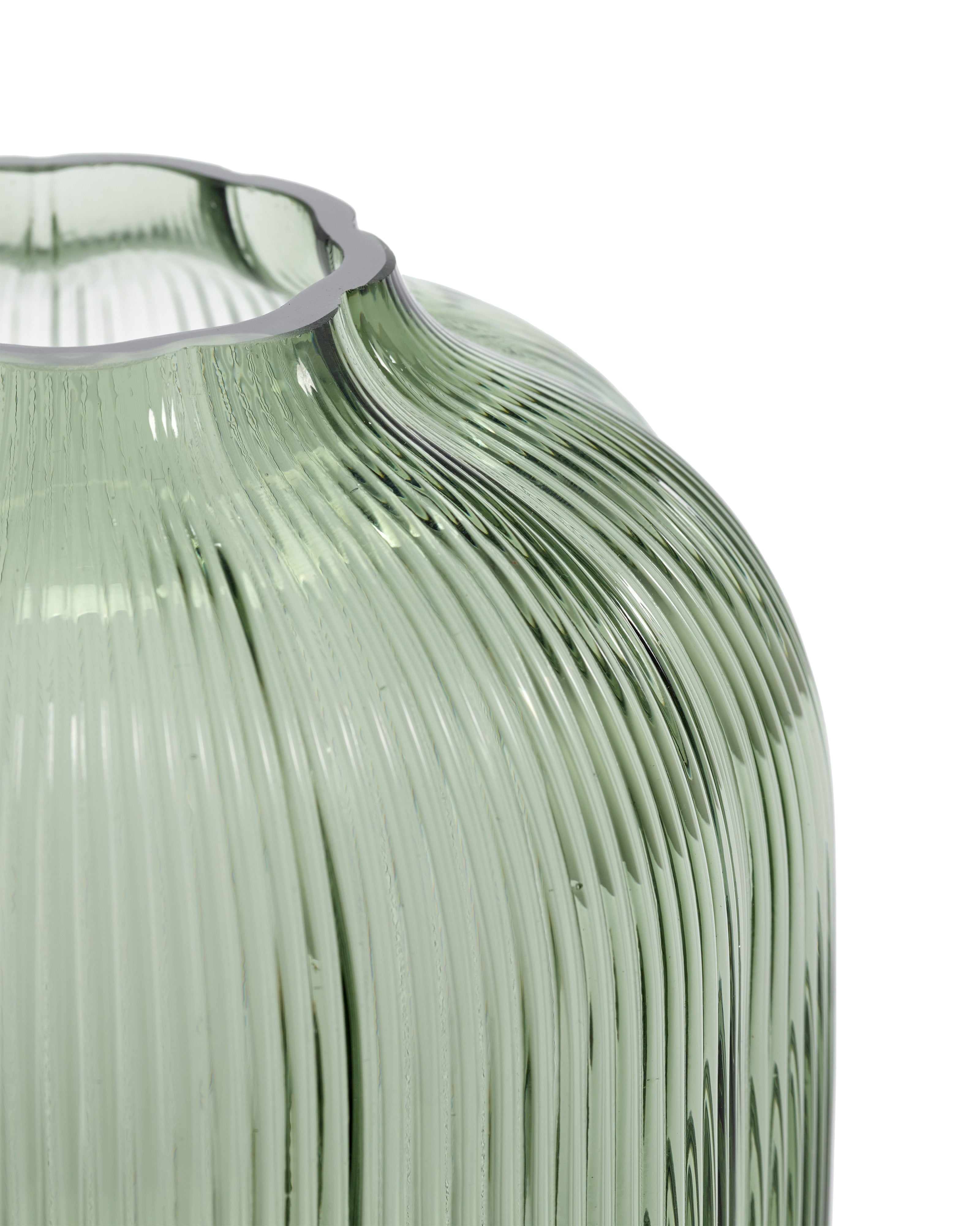 Vase L green