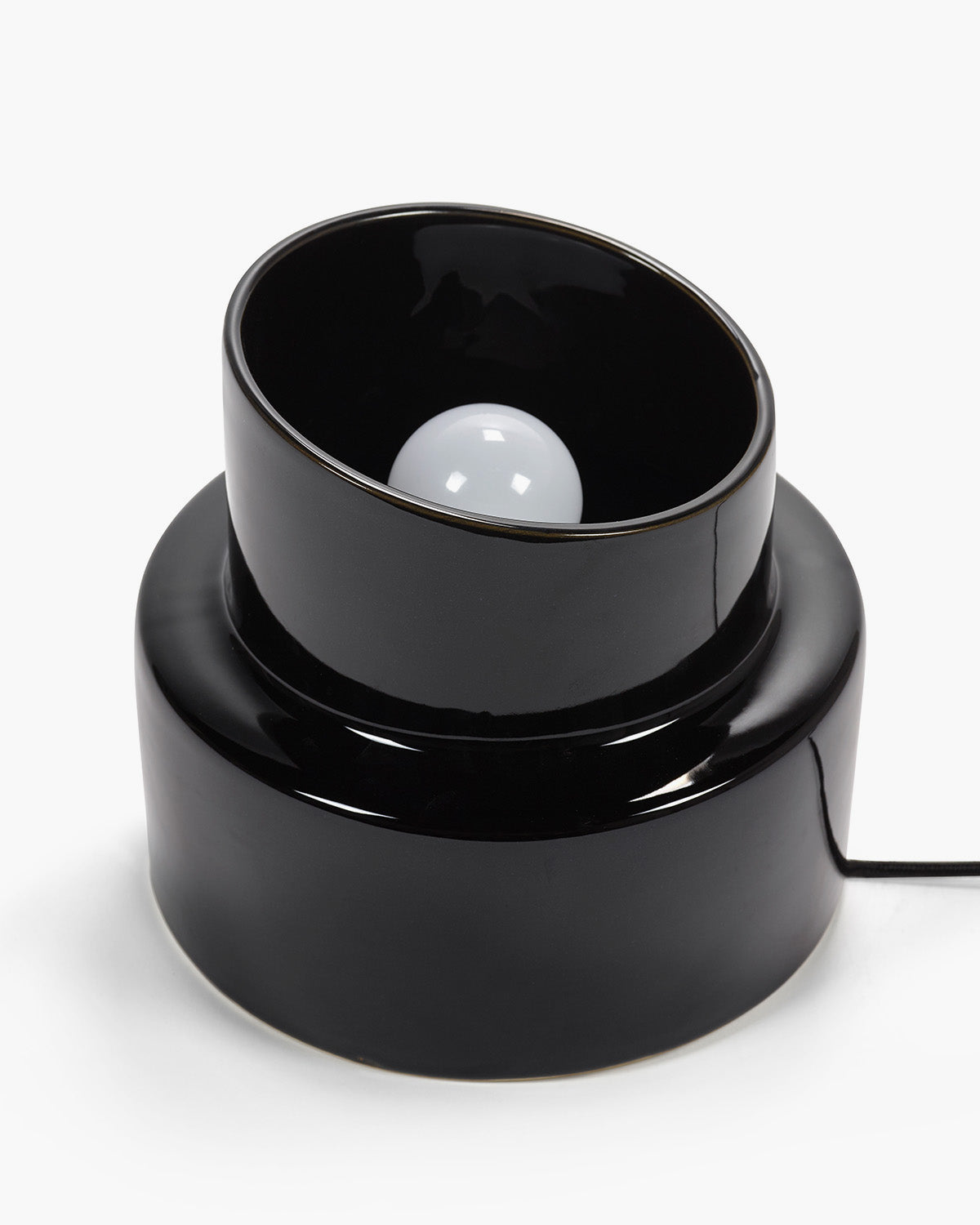 Lampe de table noire Pillar - Coseincorso