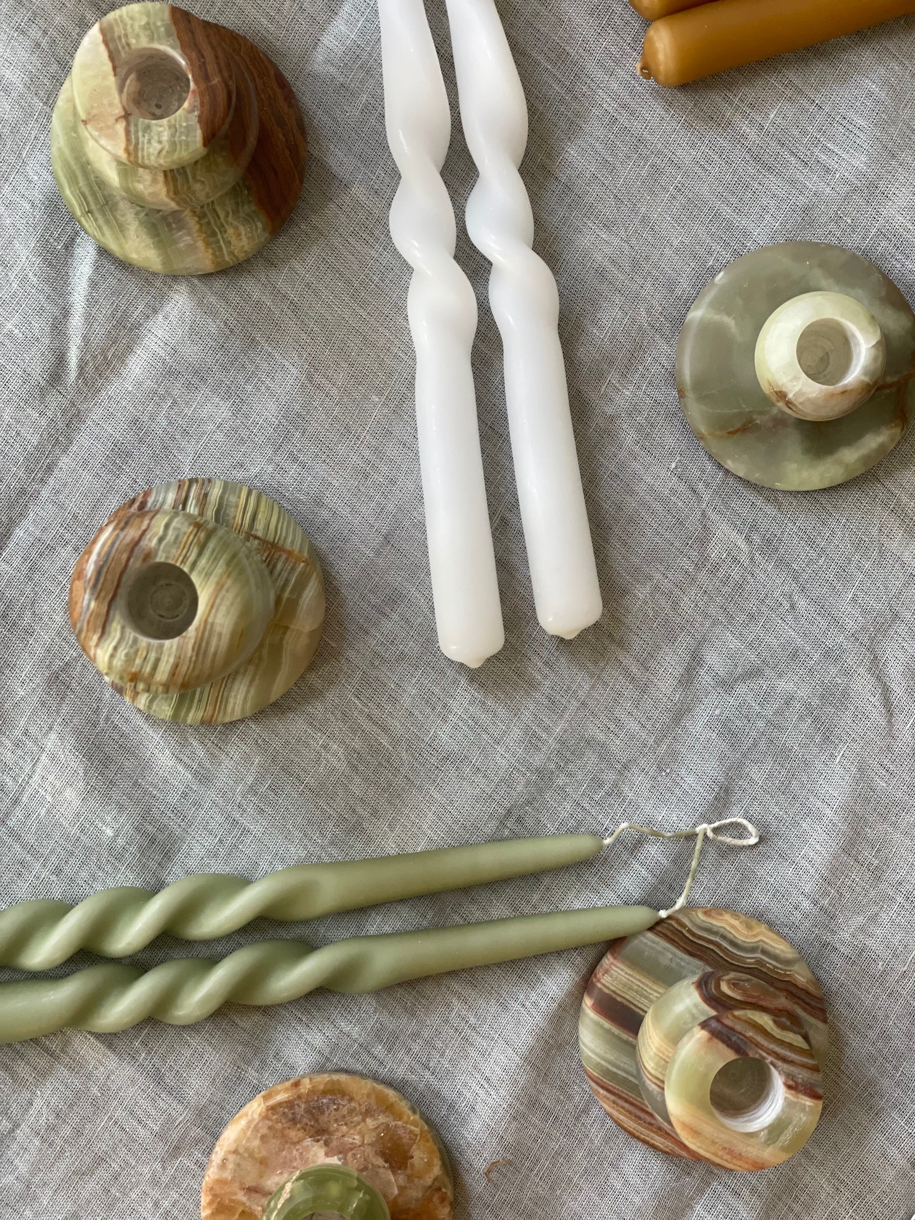 Candlestick onyx green M