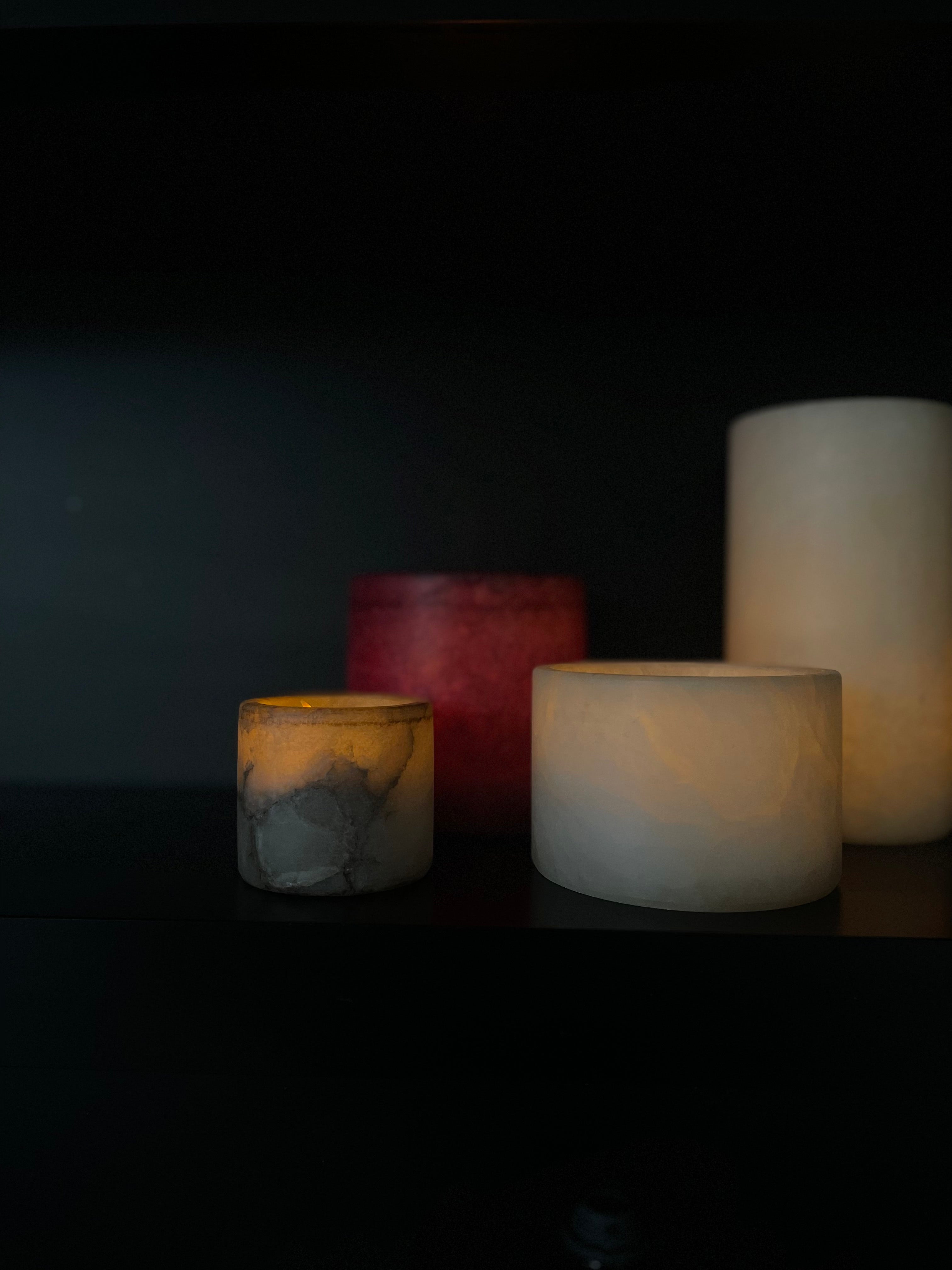 Kaarshouder albaster bordeaux S breed