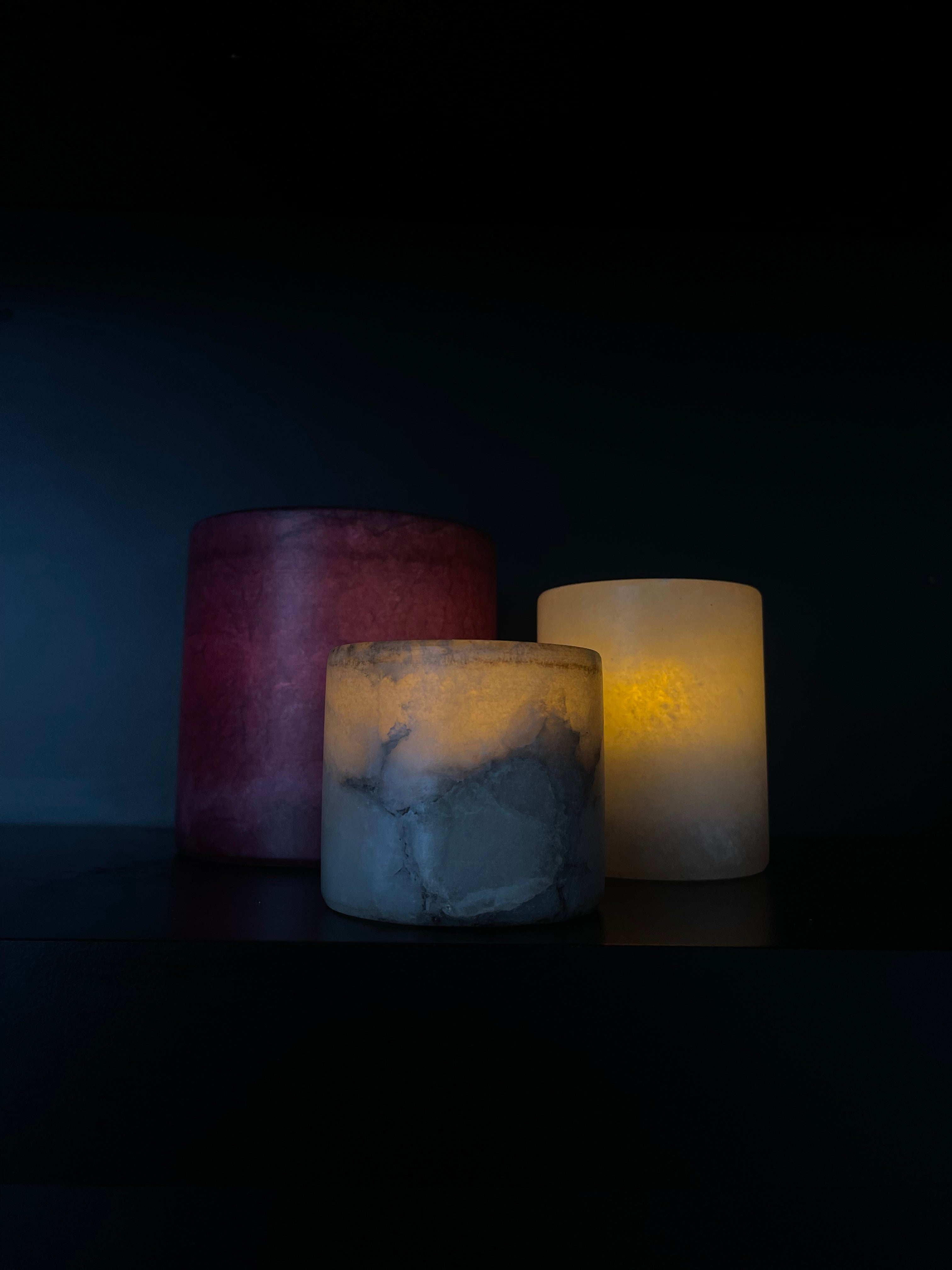 Kaarshouder albaster bordeaux S breed