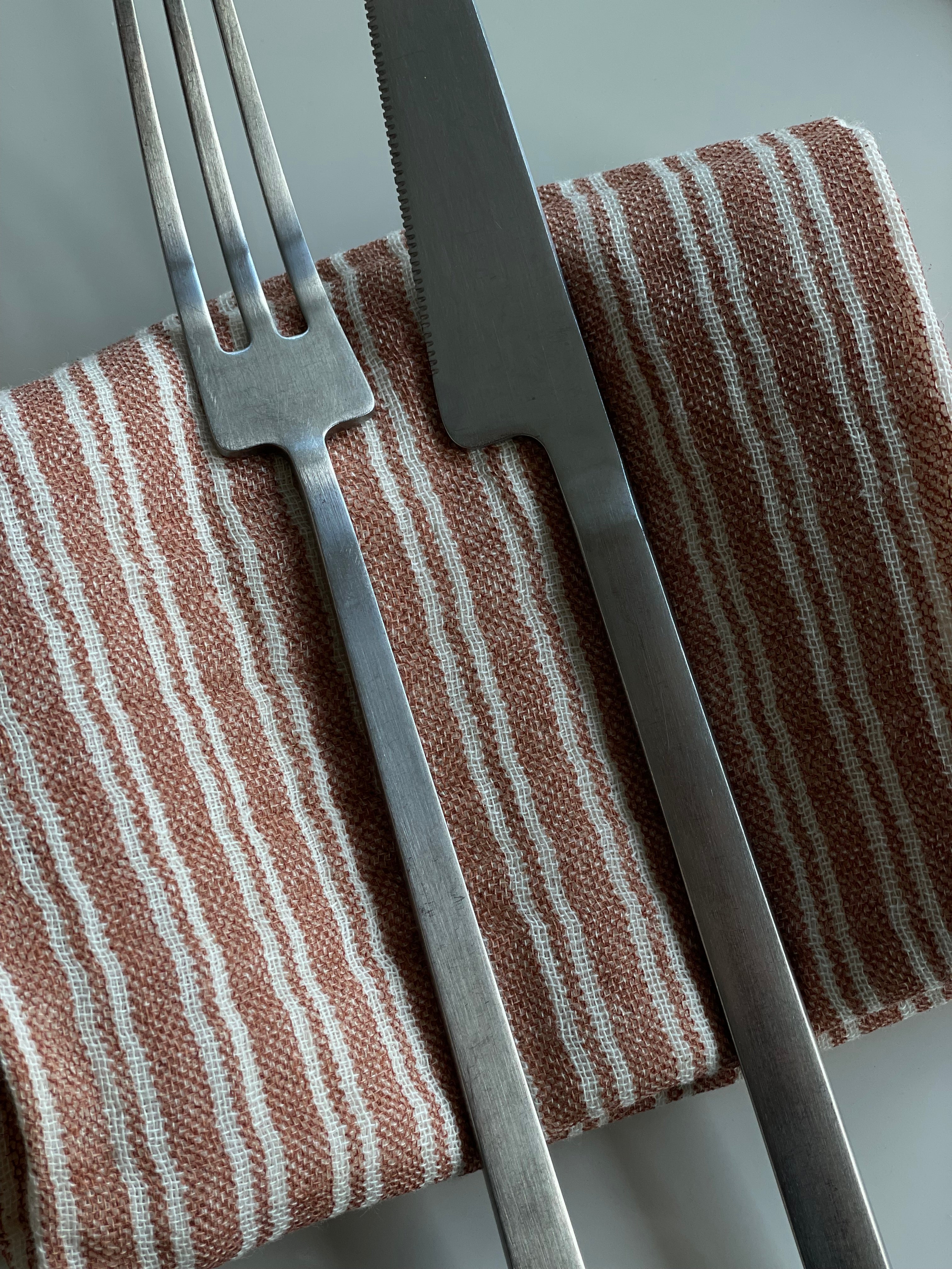 Serviette de table - lot de 6 - terracotta