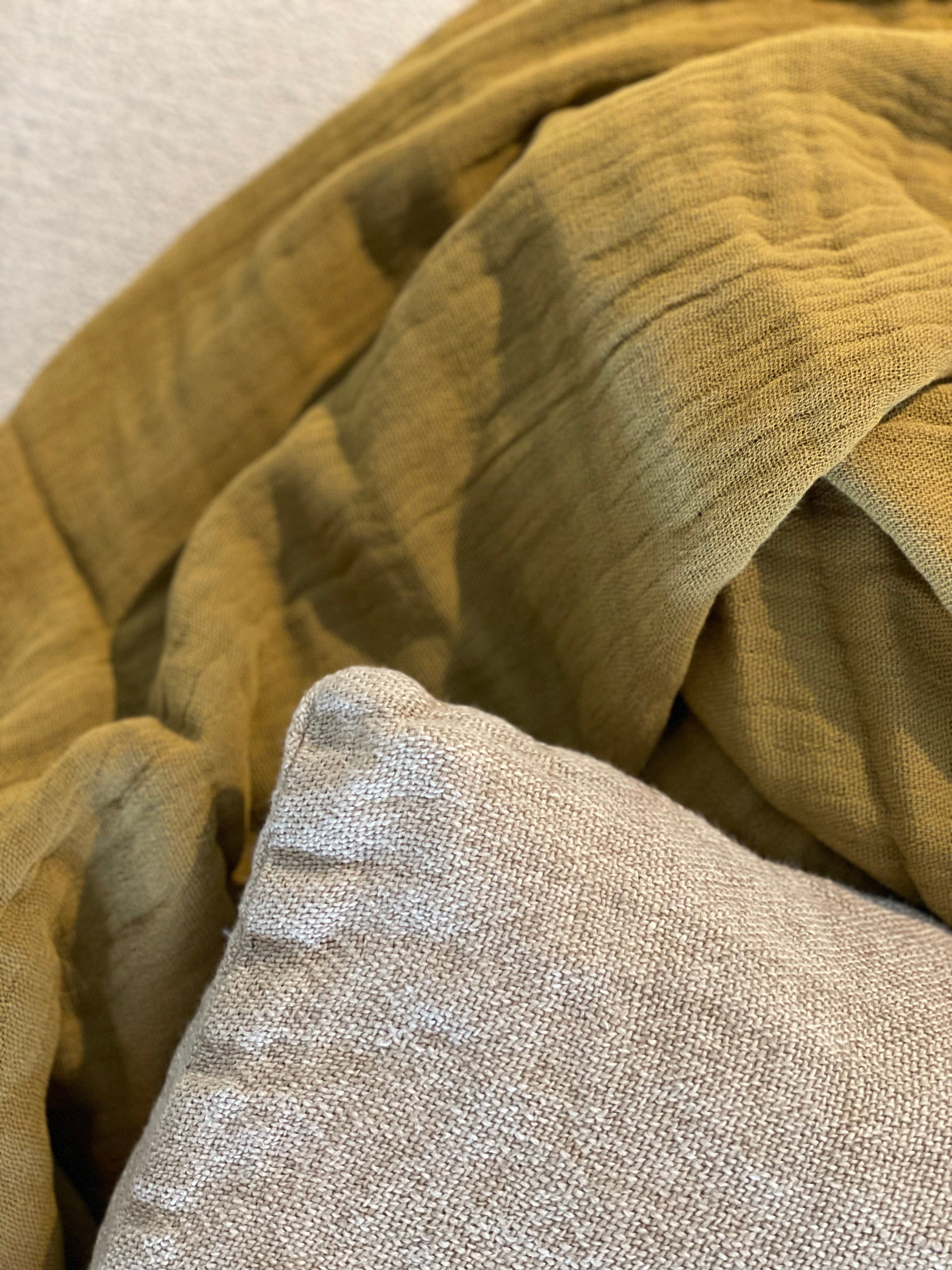 Plaid Gold- cotton