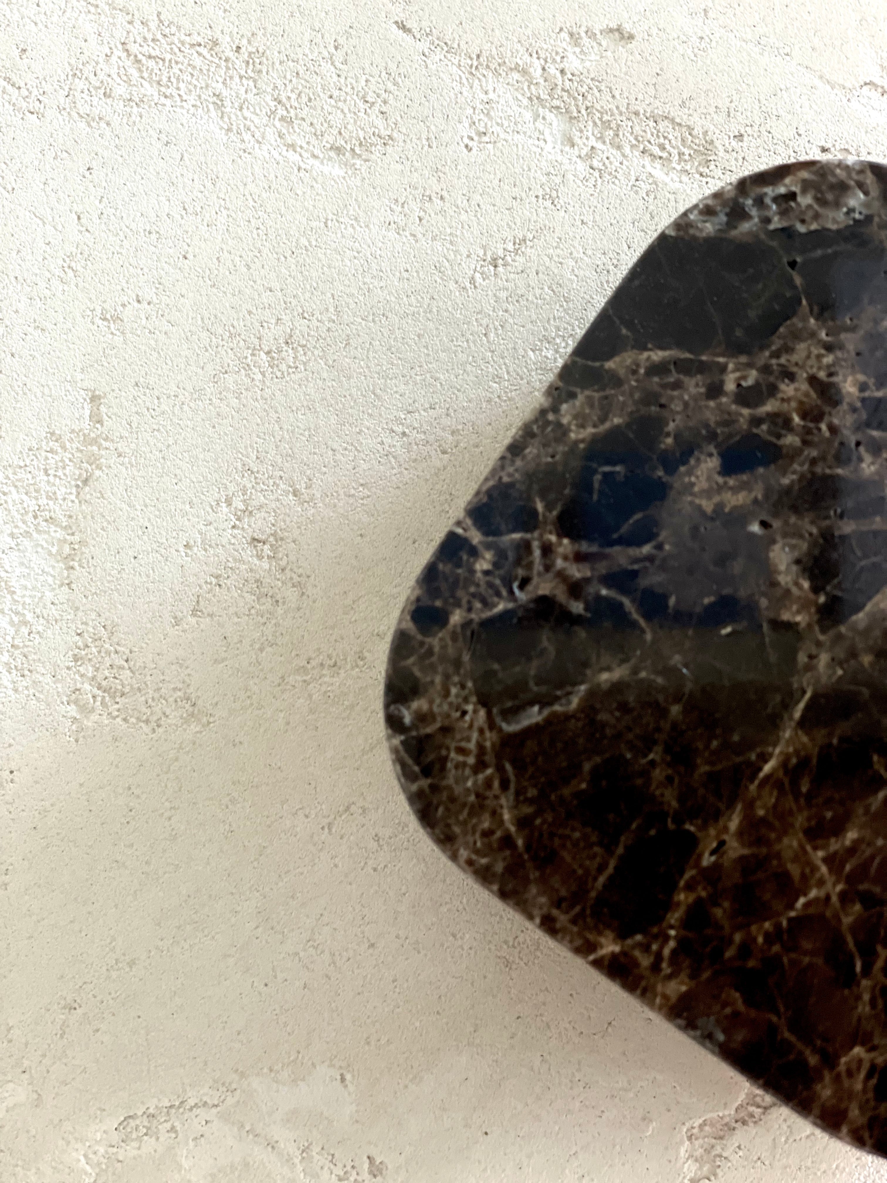 Coasters Dark Emperador marble - set of 4