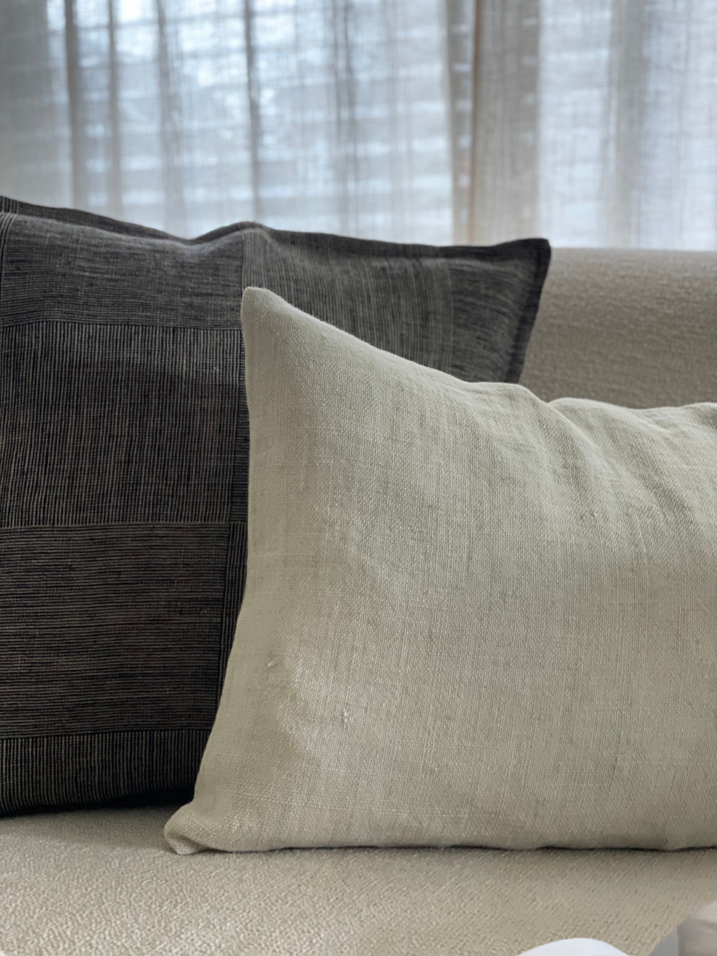 Coussin en lin Theo