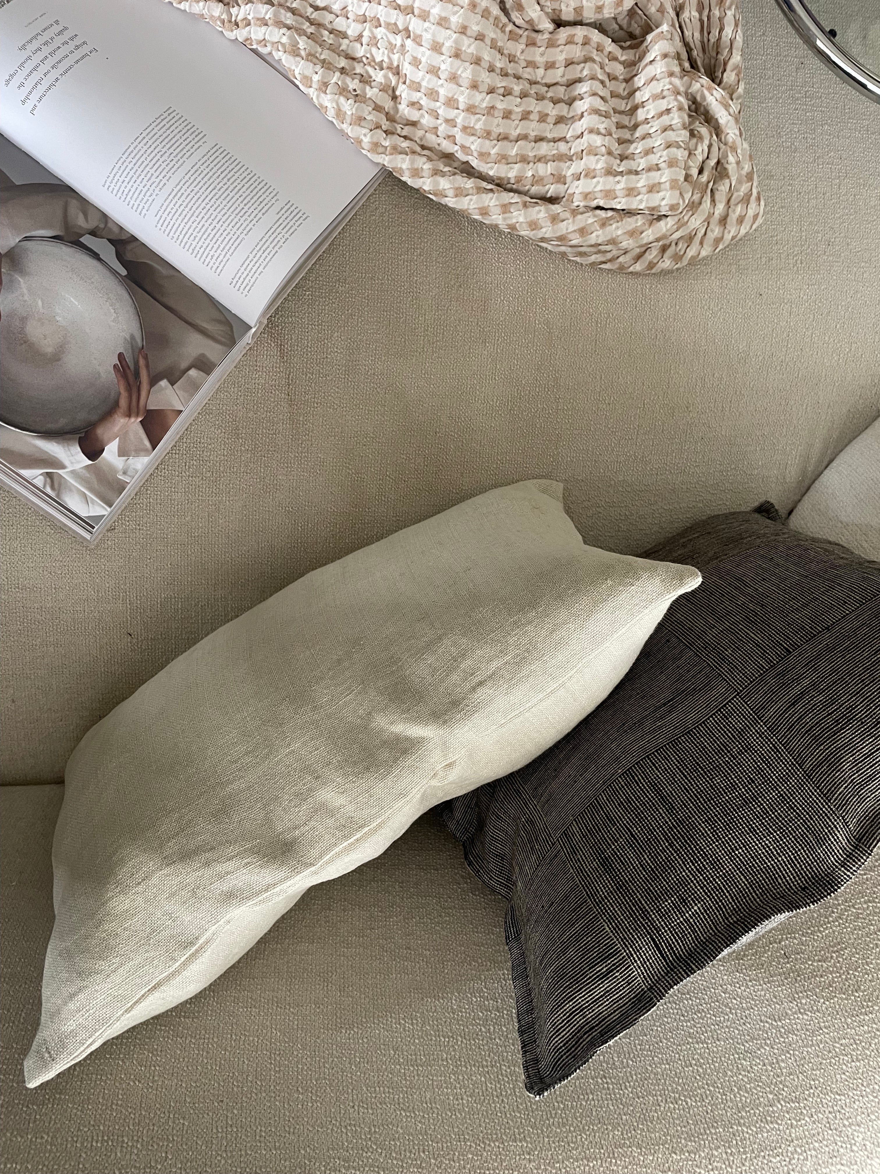 Coussin en lin Theo