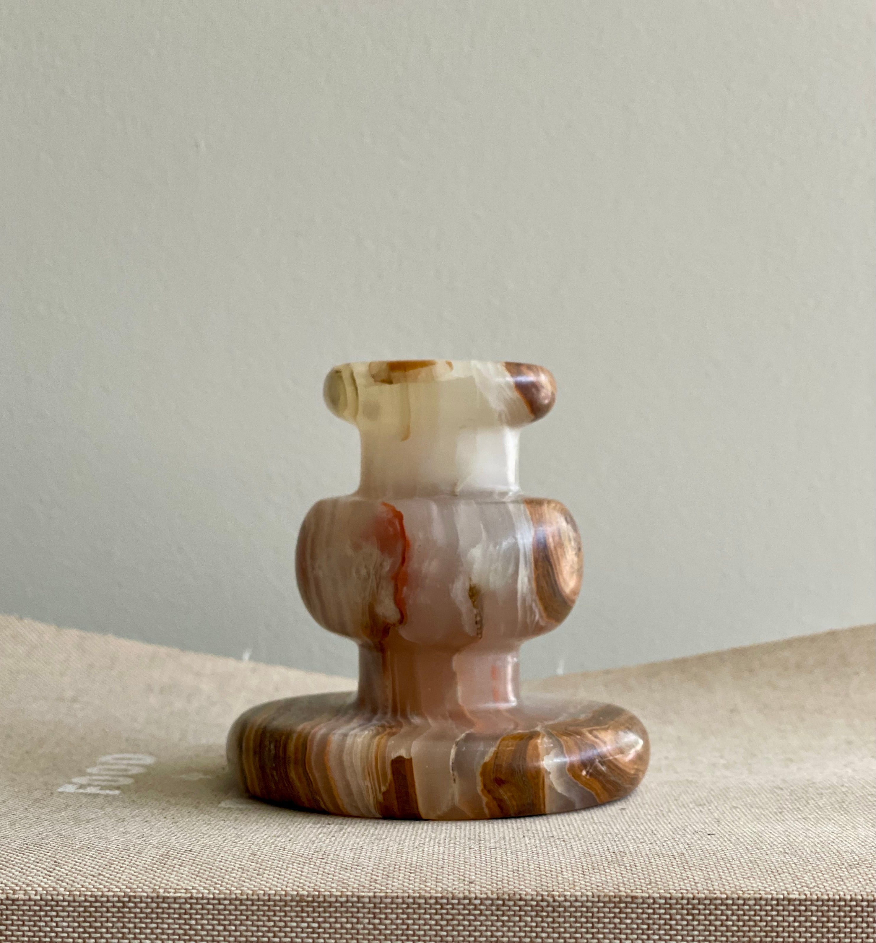 Candlestick onyx brown M