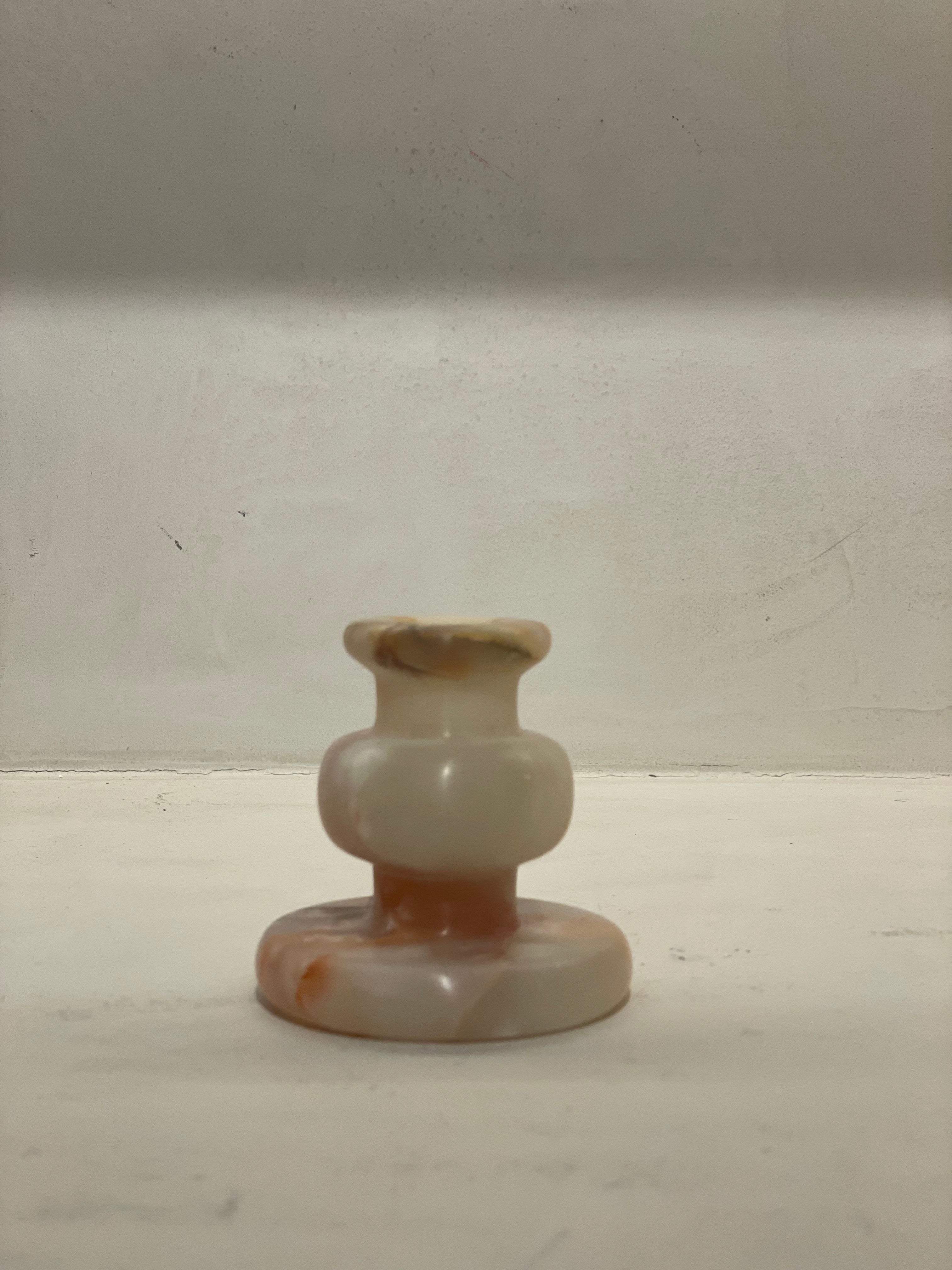 Candlestick onyx brown M