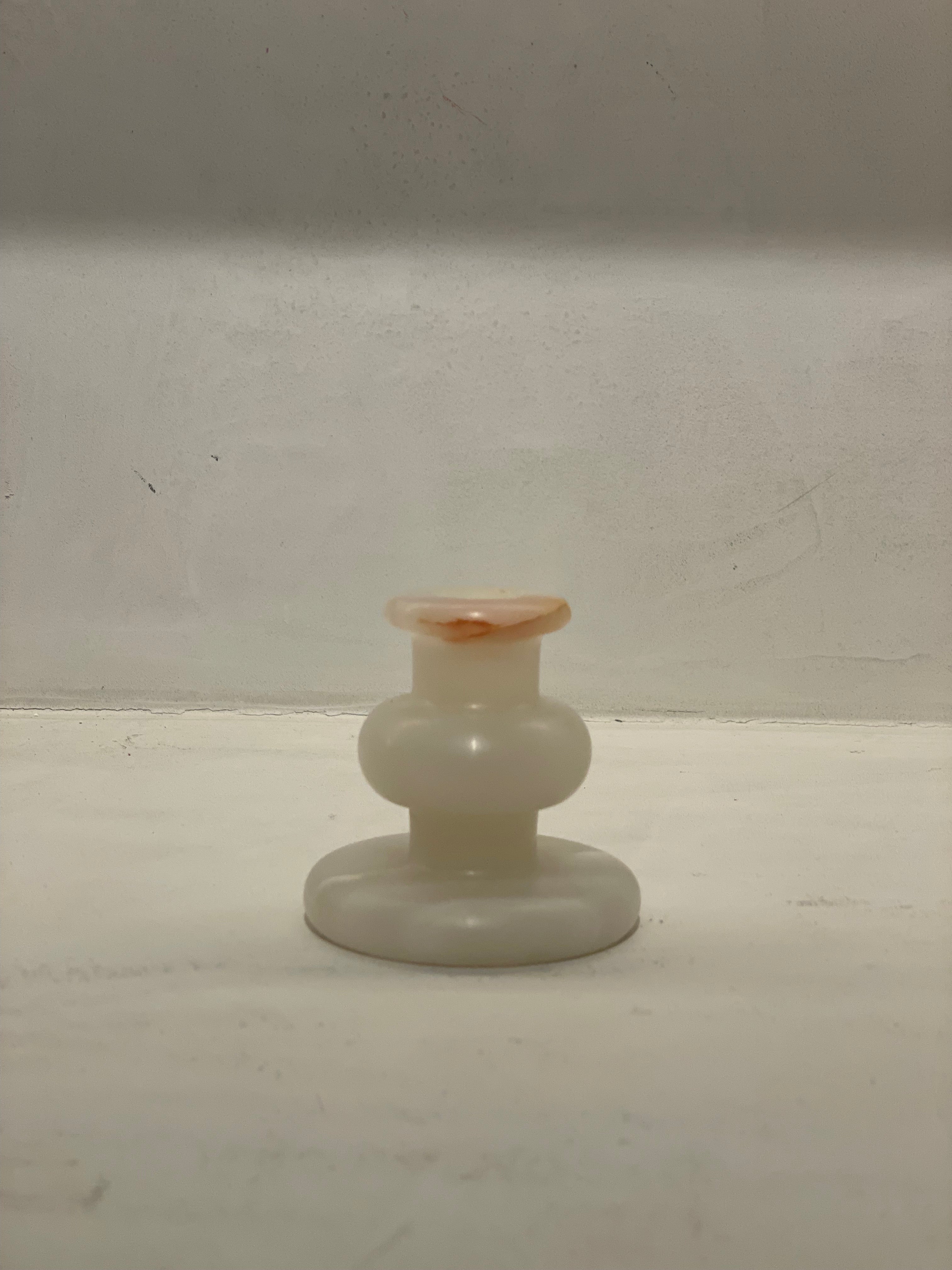 Candlestick onyx white M