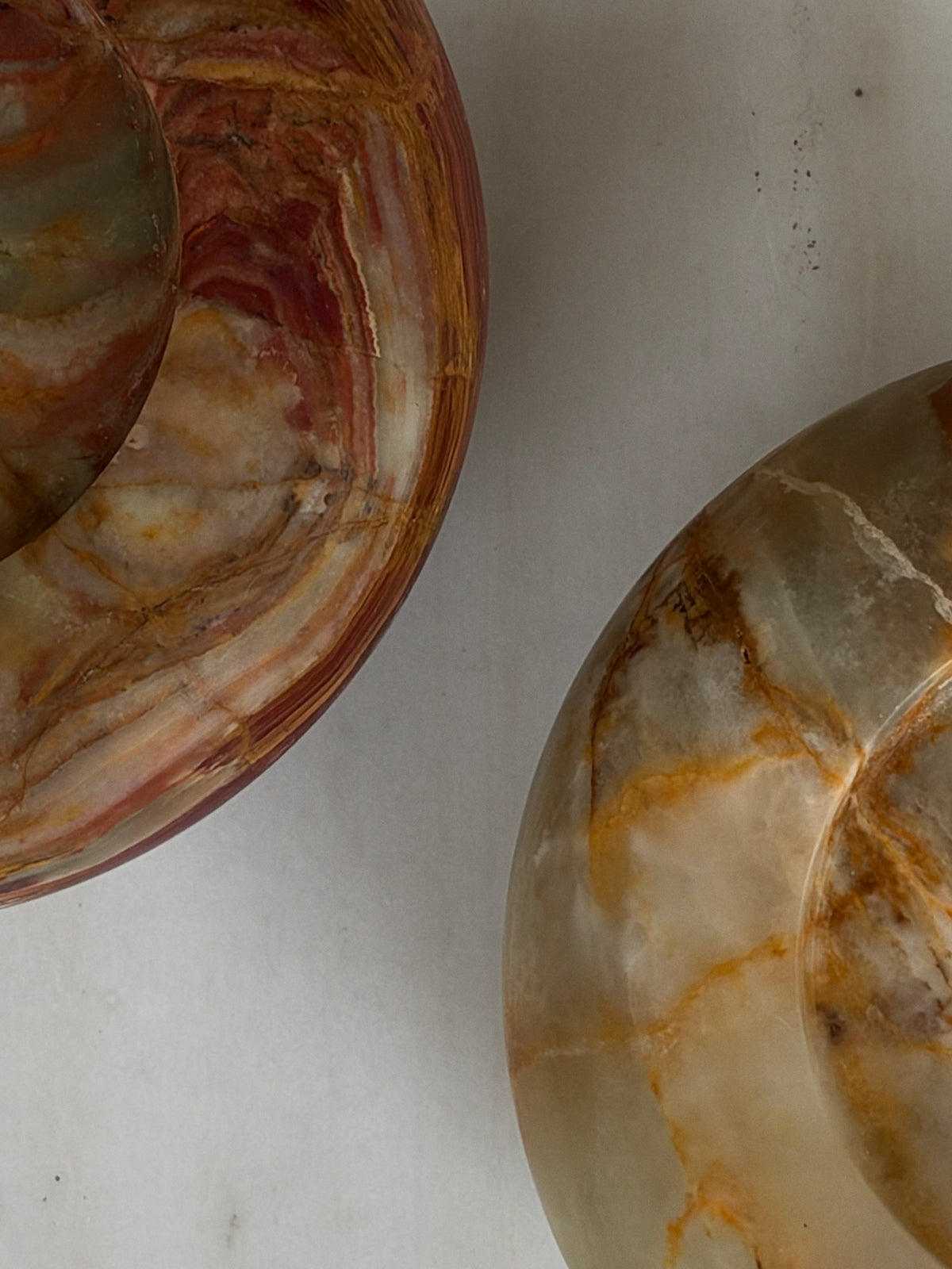 Kaarshouder donut onyx groen-bruin