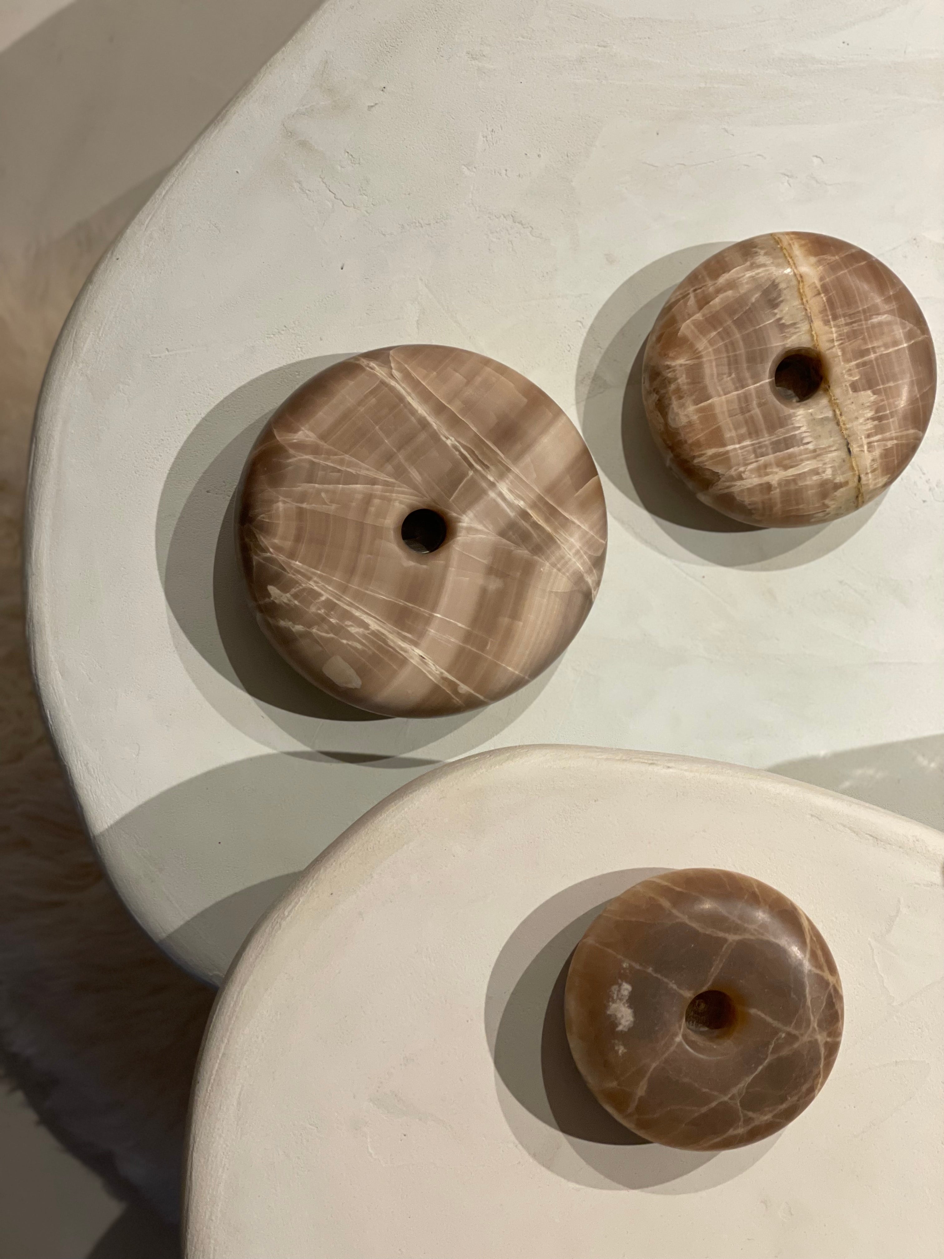 Candlestick donut onyx brown S