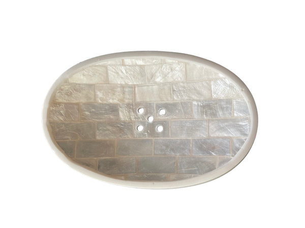 Soap dish mother of pearl