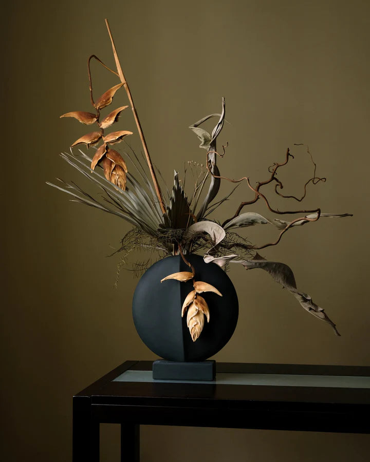 Guggenheim Vase - mini - noir