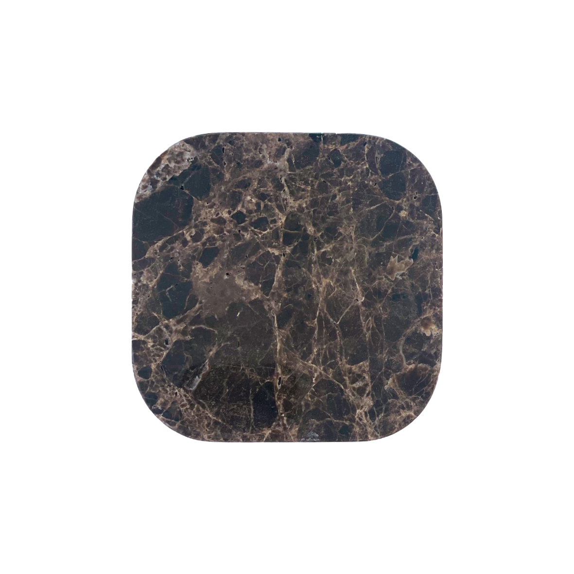 Coasters Dark Emperador marble - set of 4