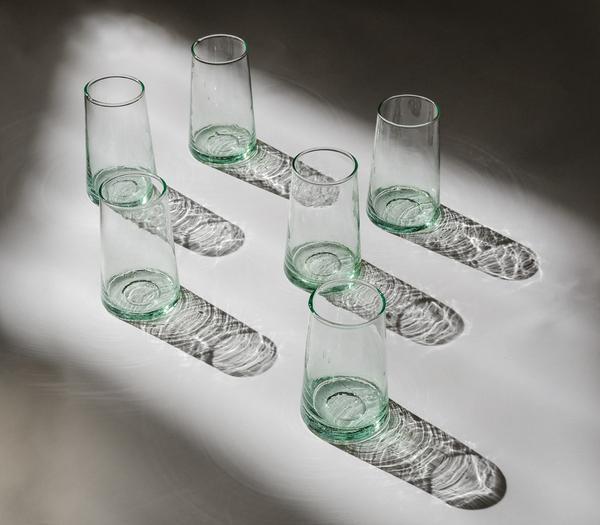 Cone-shaped glasses - 6 pcs