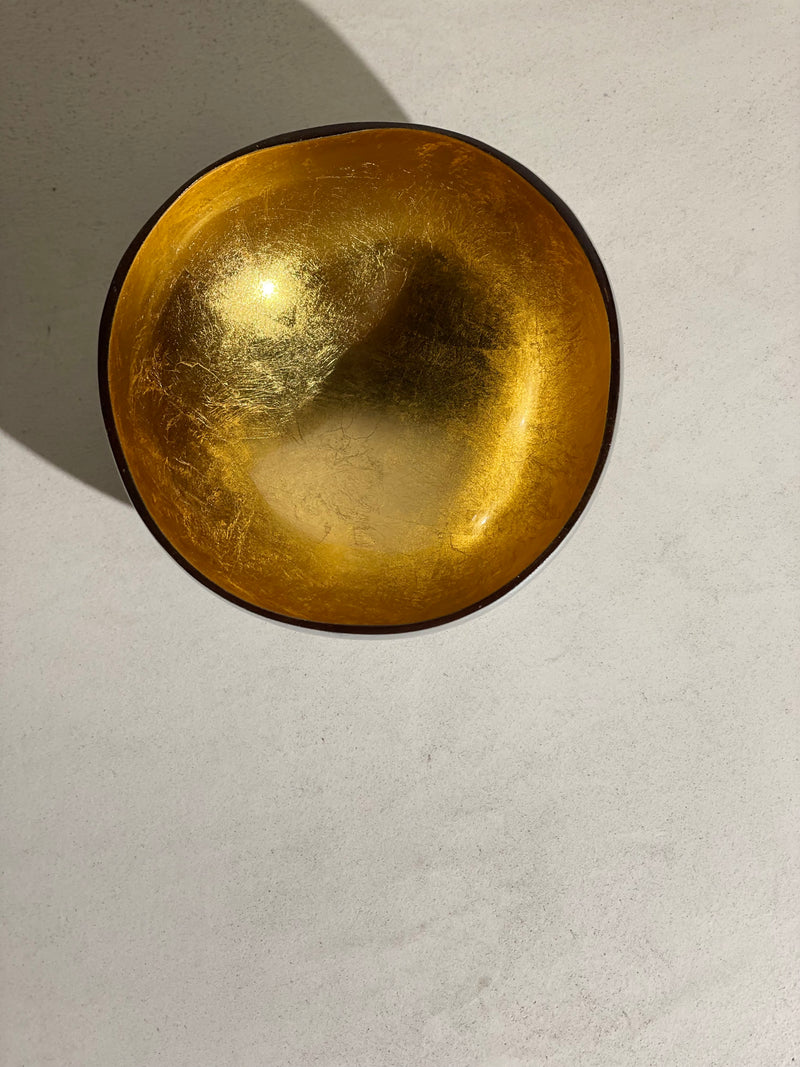 Coconut Bowl - Light Gold - Silver