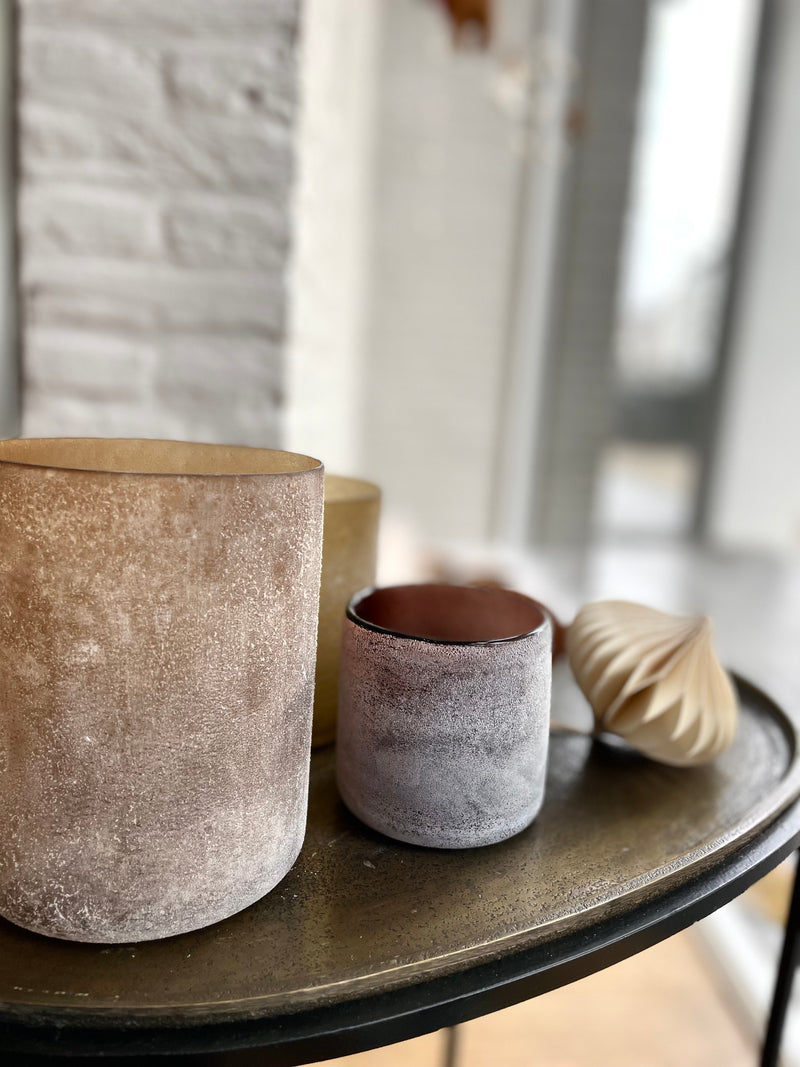 Brass side table