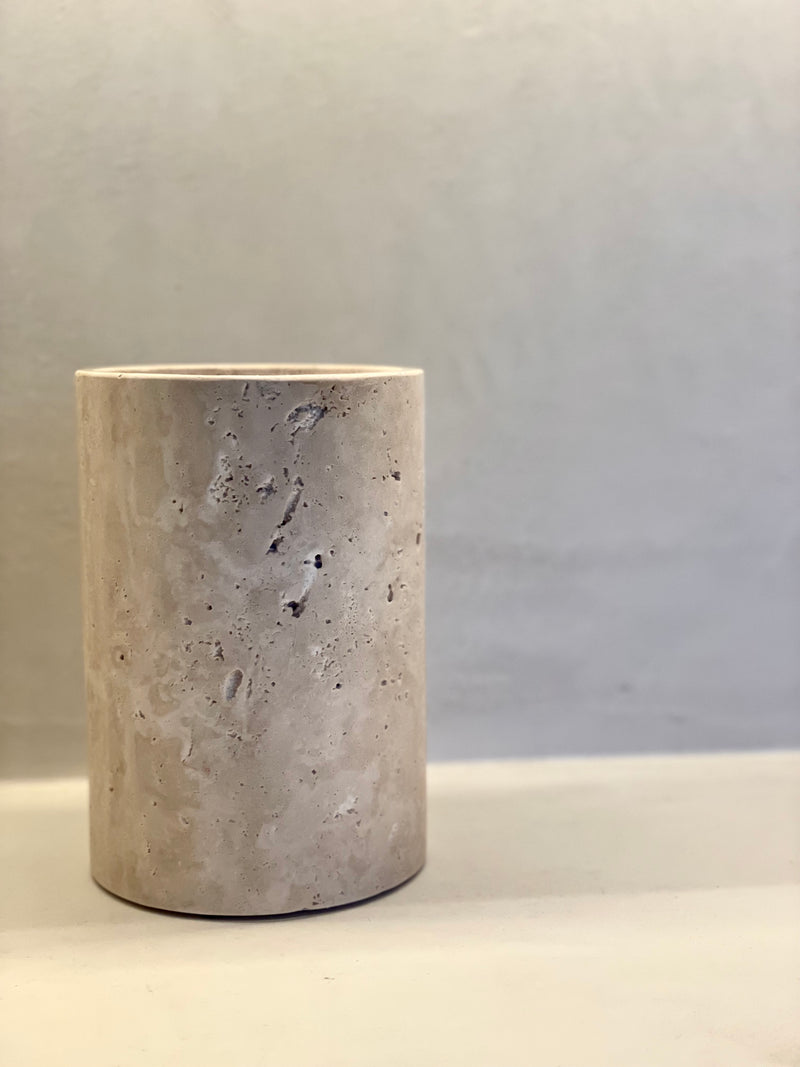 Travertine wine cooler