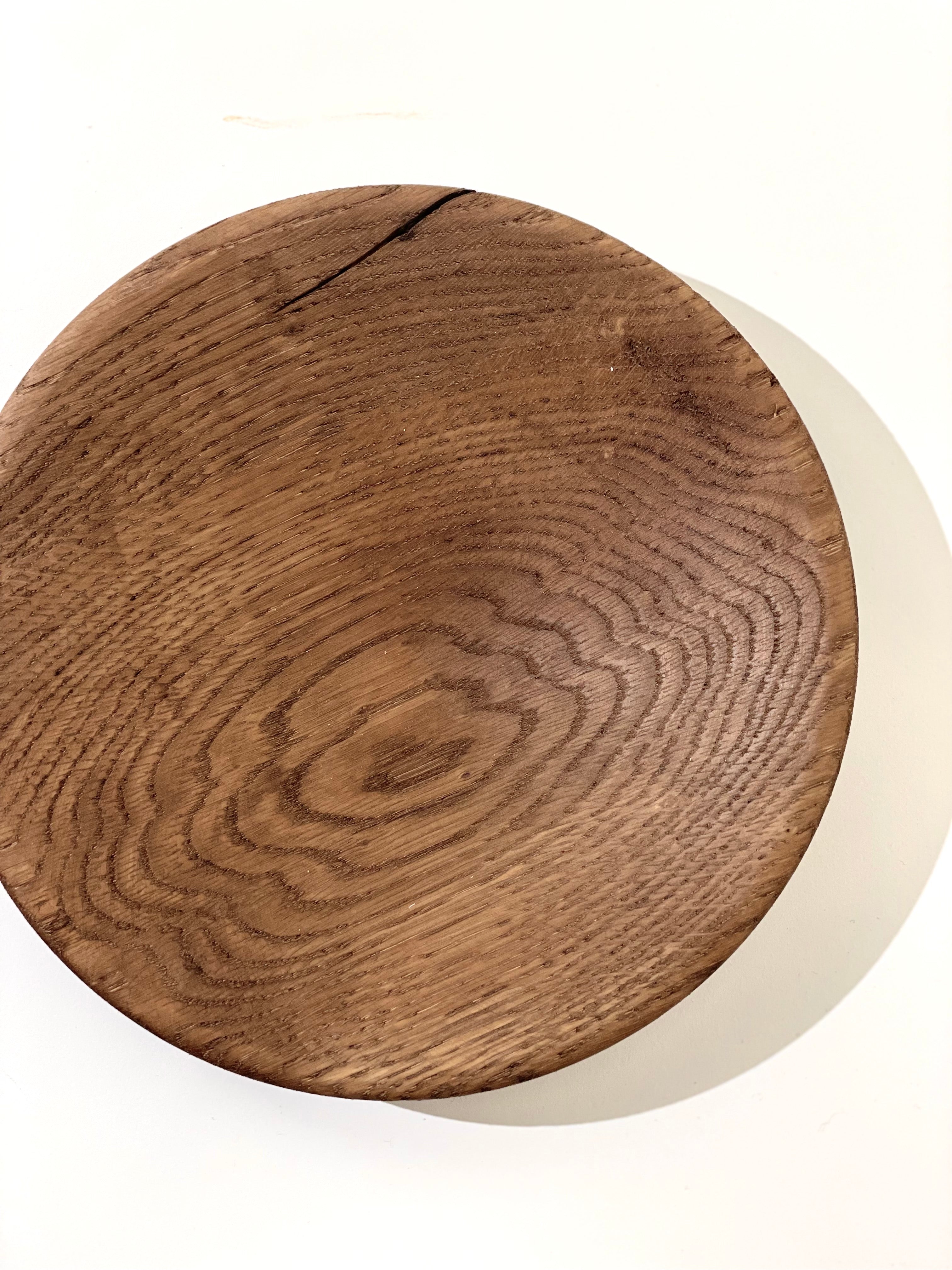 Platter French oak M brown