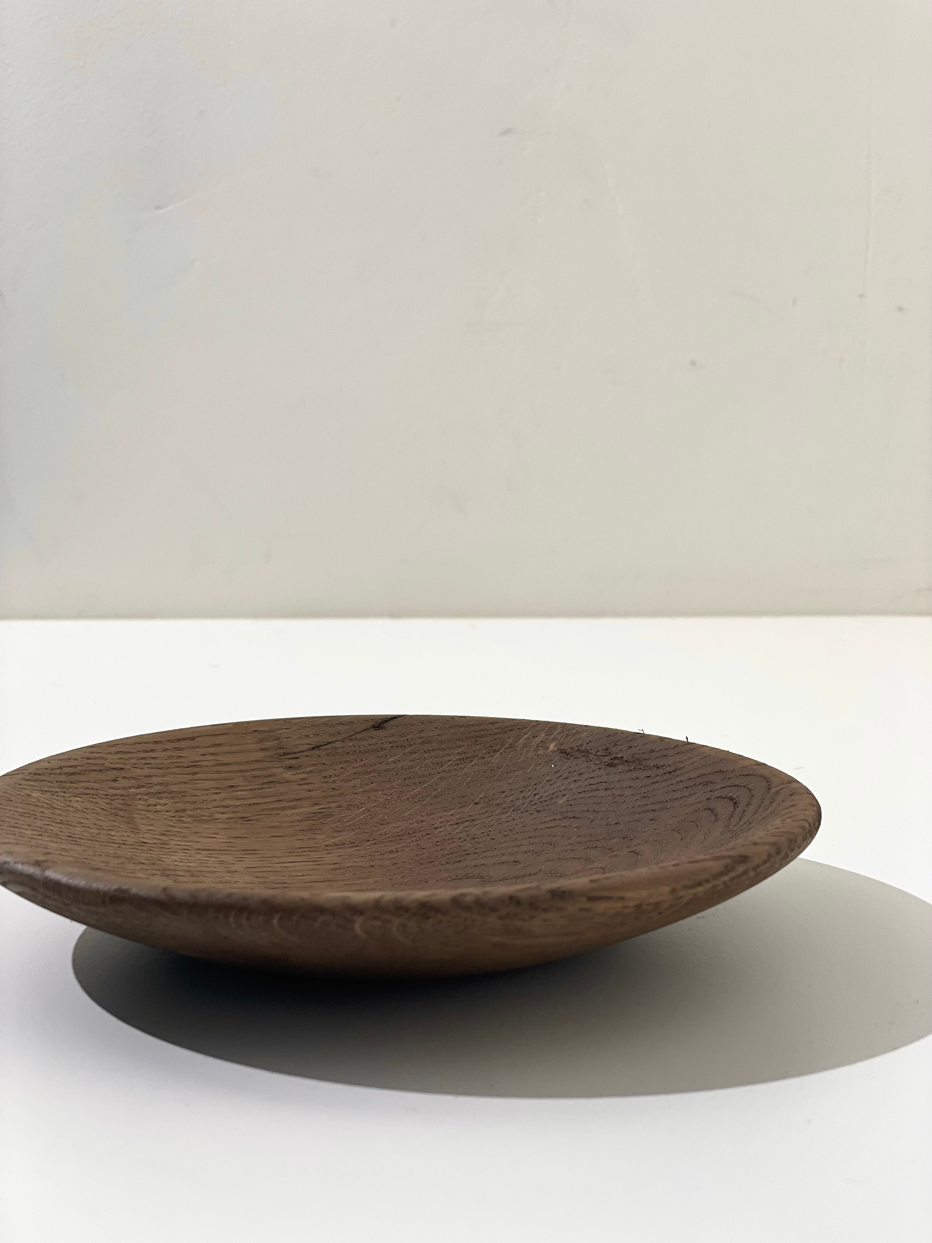 Platter French oak M brown