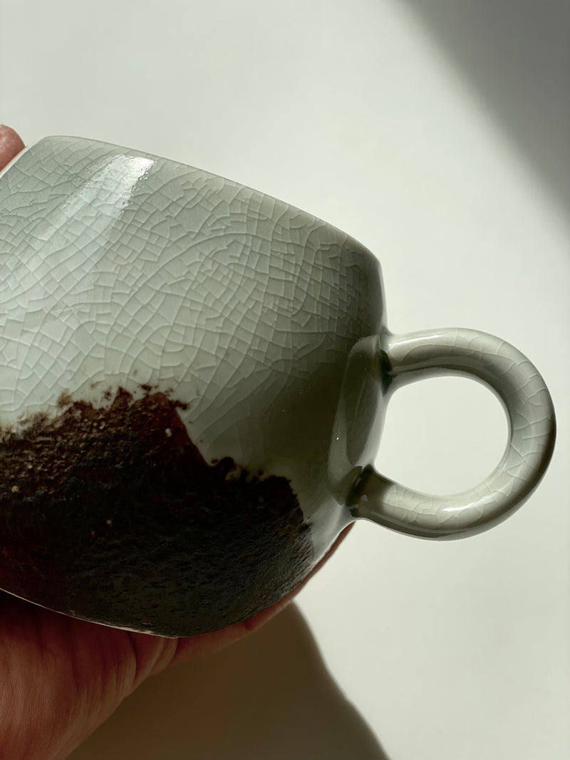 Tasse en céramique Paula - vert