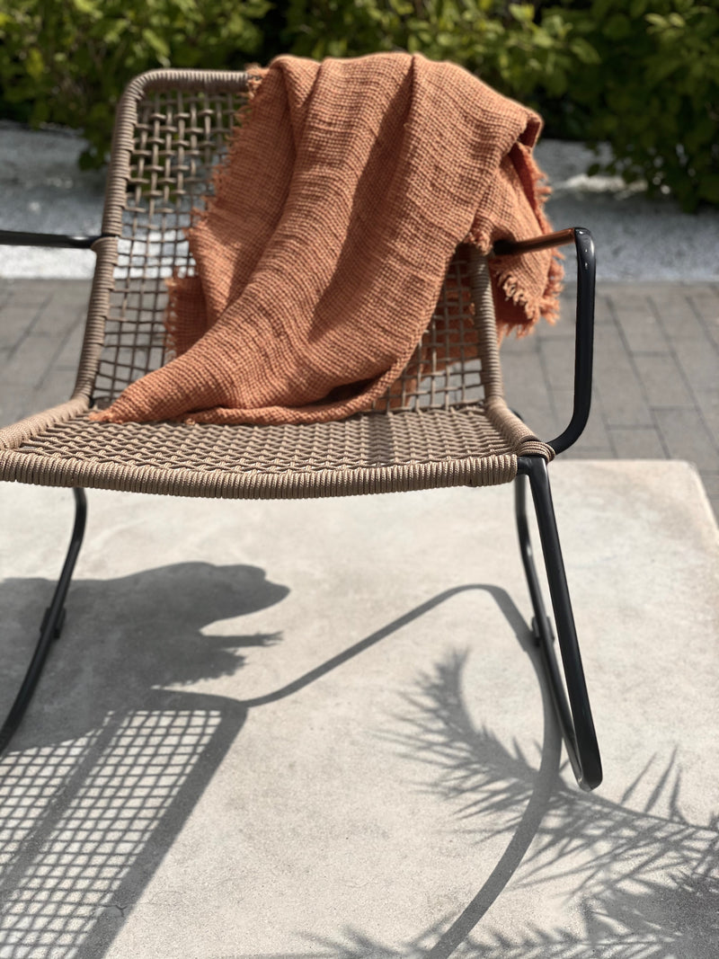 Throw in linen - Meerkat