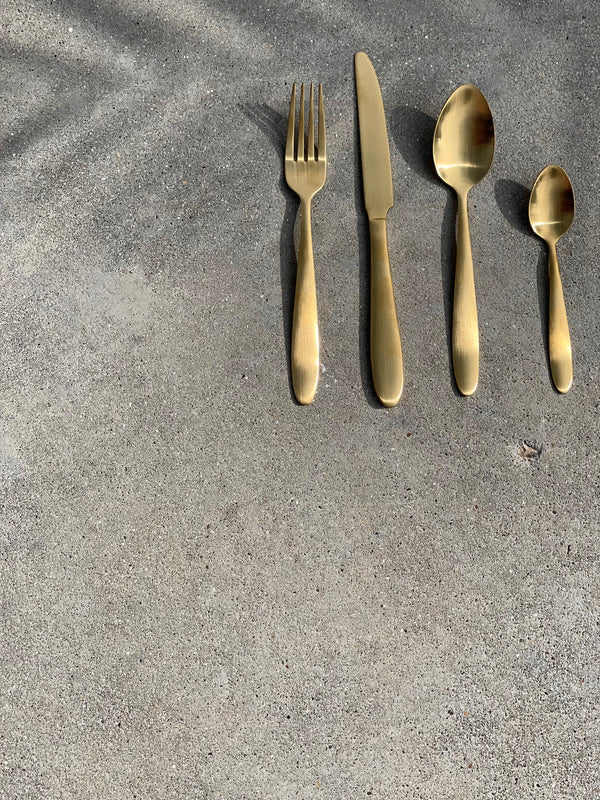 Cutlery gold - set for 6