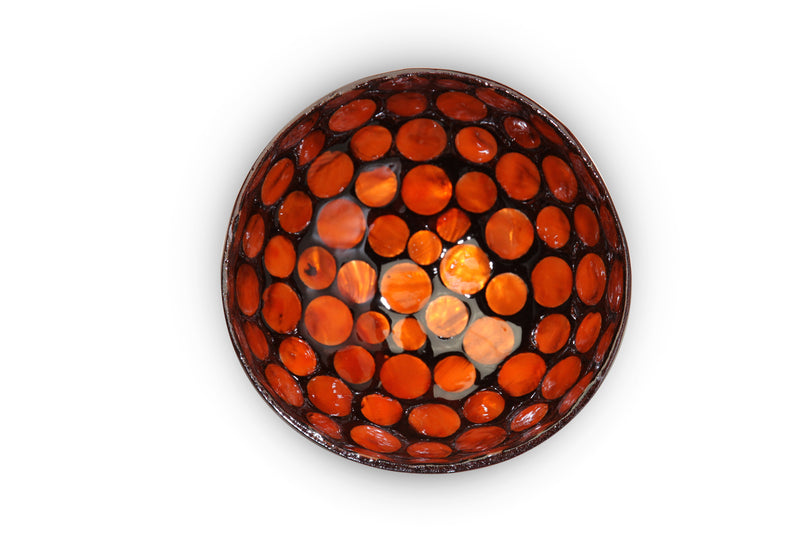 Kokoskommetje - Orange Mother of pearl