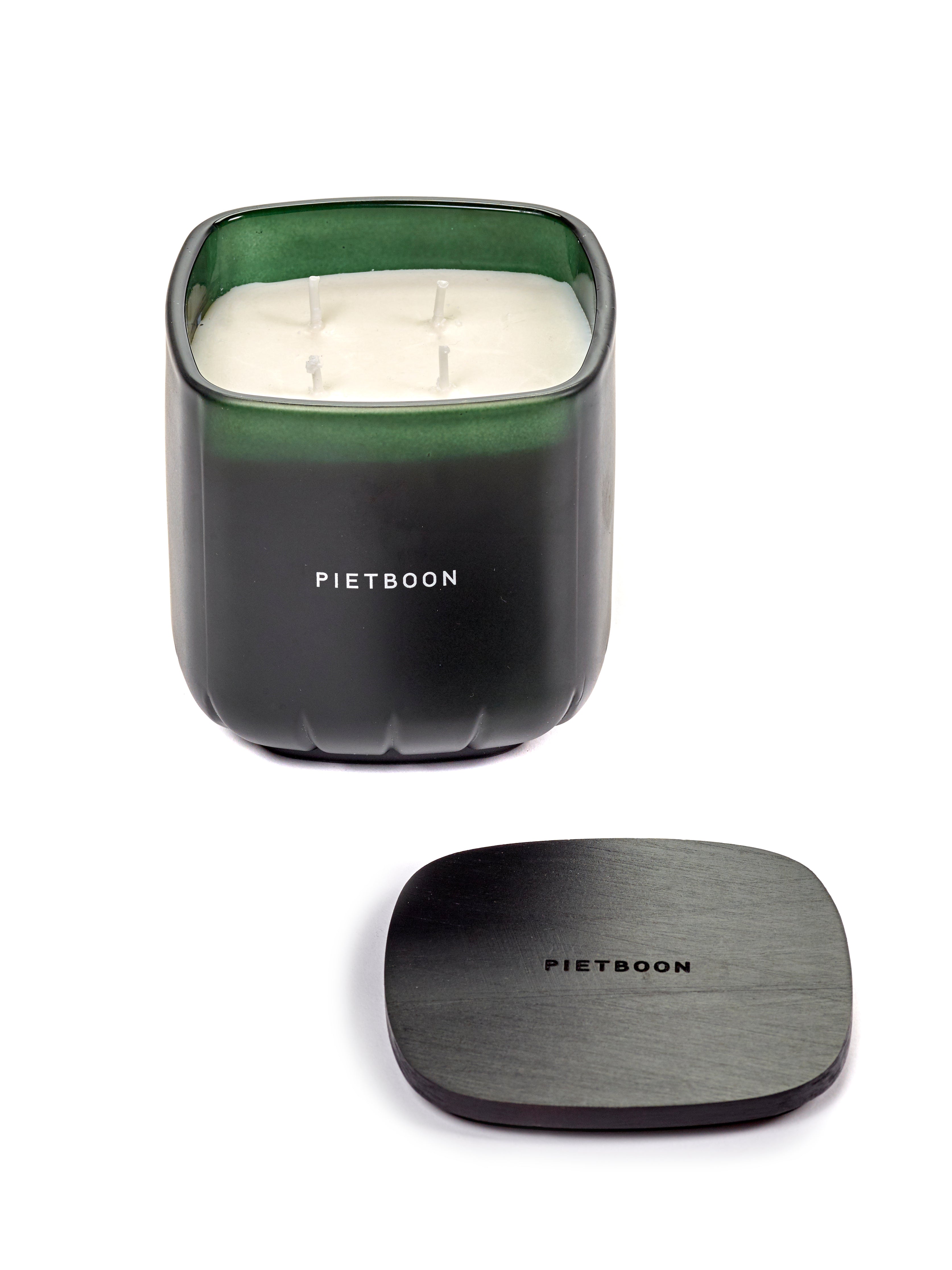Scented candle green 10 AM - medium - Piet Boon