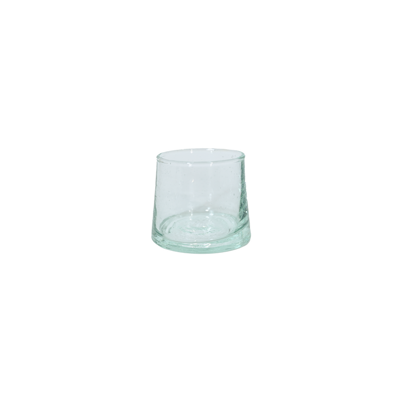 Glass snack jars transparent - set of 6