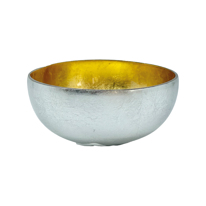 Coconut Bowl - Light Gold - Silver