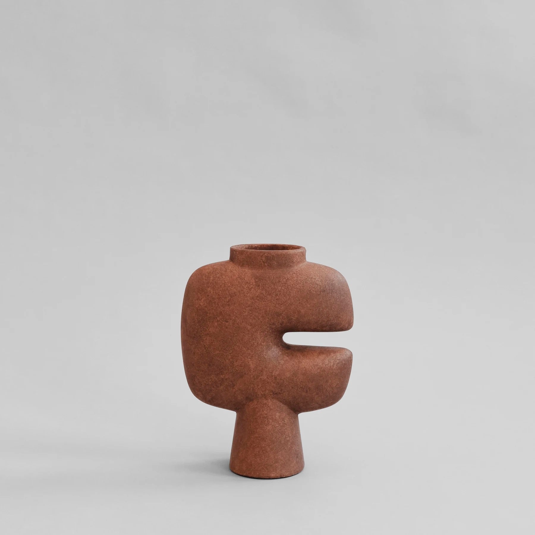 Tribal Vase - Medio - Terracotta