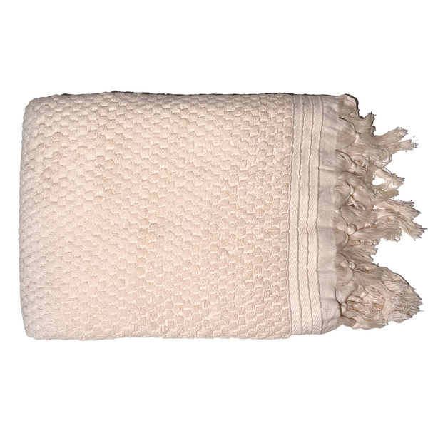 Serviette Pom Pom en écru