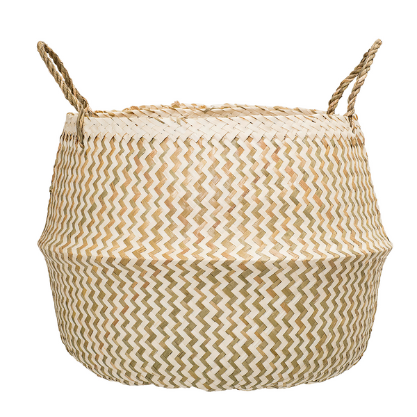 Storage basket in seagrass Varny